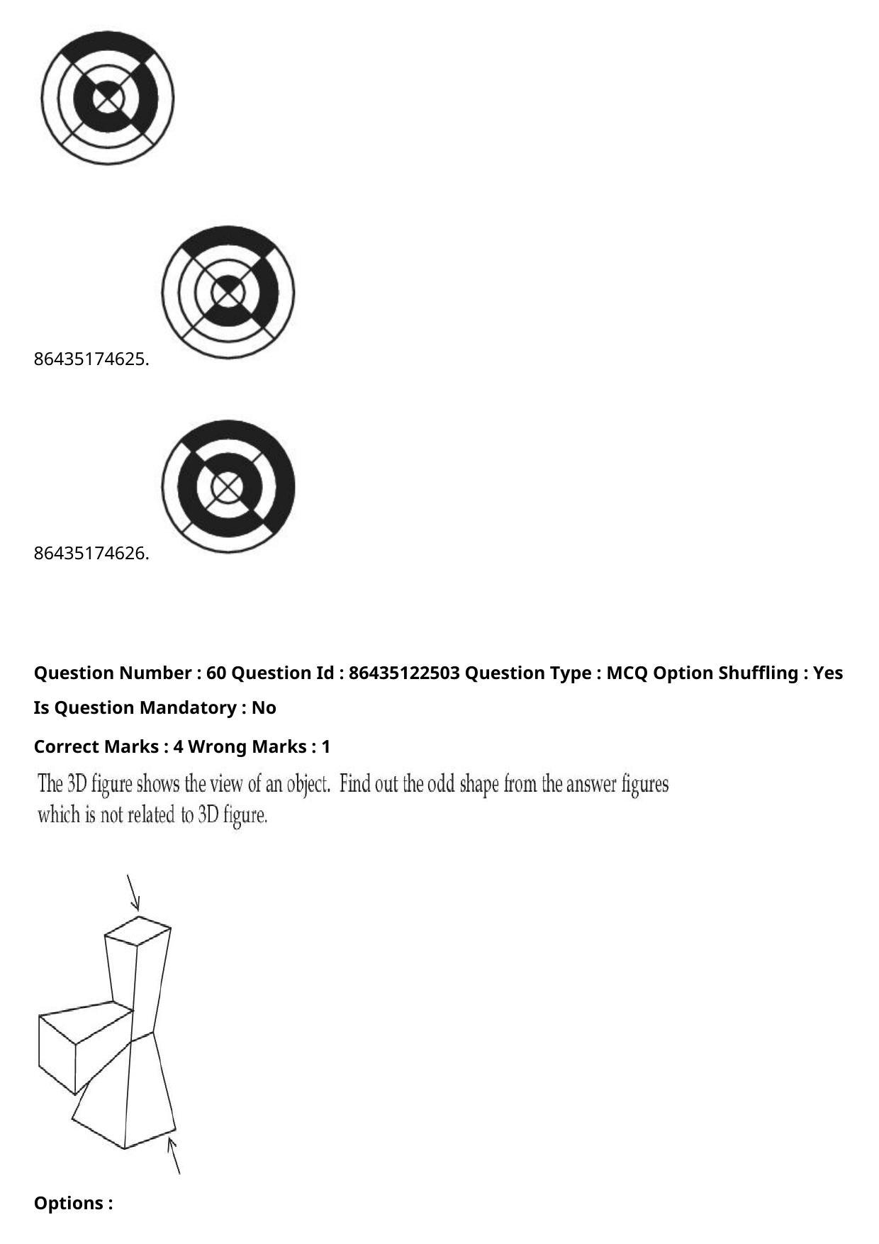 JEE Mains 2021: B.Arch English (Shift 2) 02-09-2021 Question Paper - Page 41