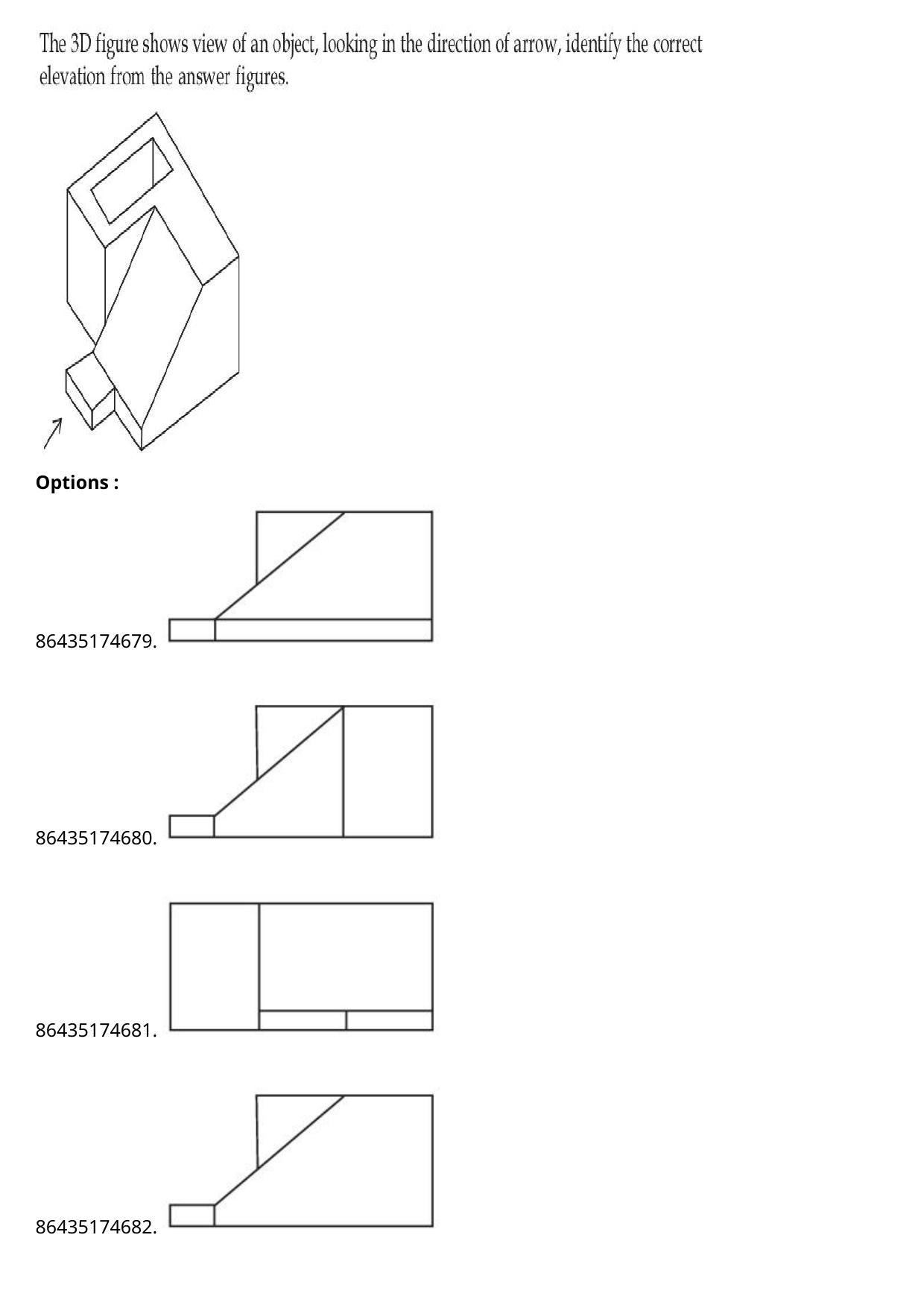 JEE Mains 2021: B.Arch English (Shift 2) 02-09-2021 Question Paper - Page 57