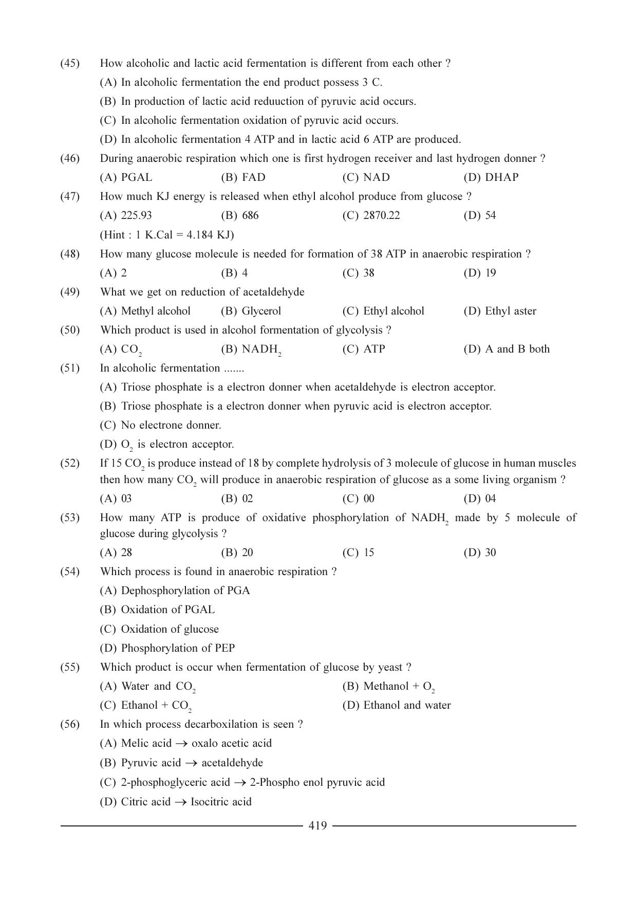 GSEB HSC Biology Question Paper (English Medium)- Chapter 21 - Page 10