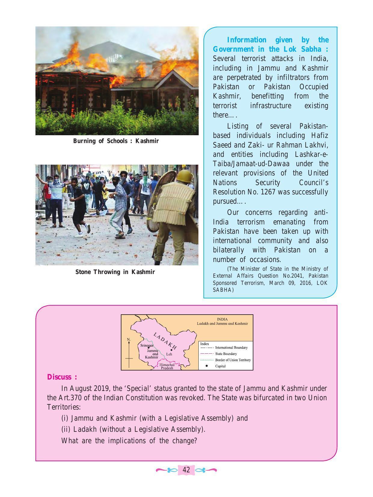 Maharashtra Board Class 12 Political Science Textbook - Page 54