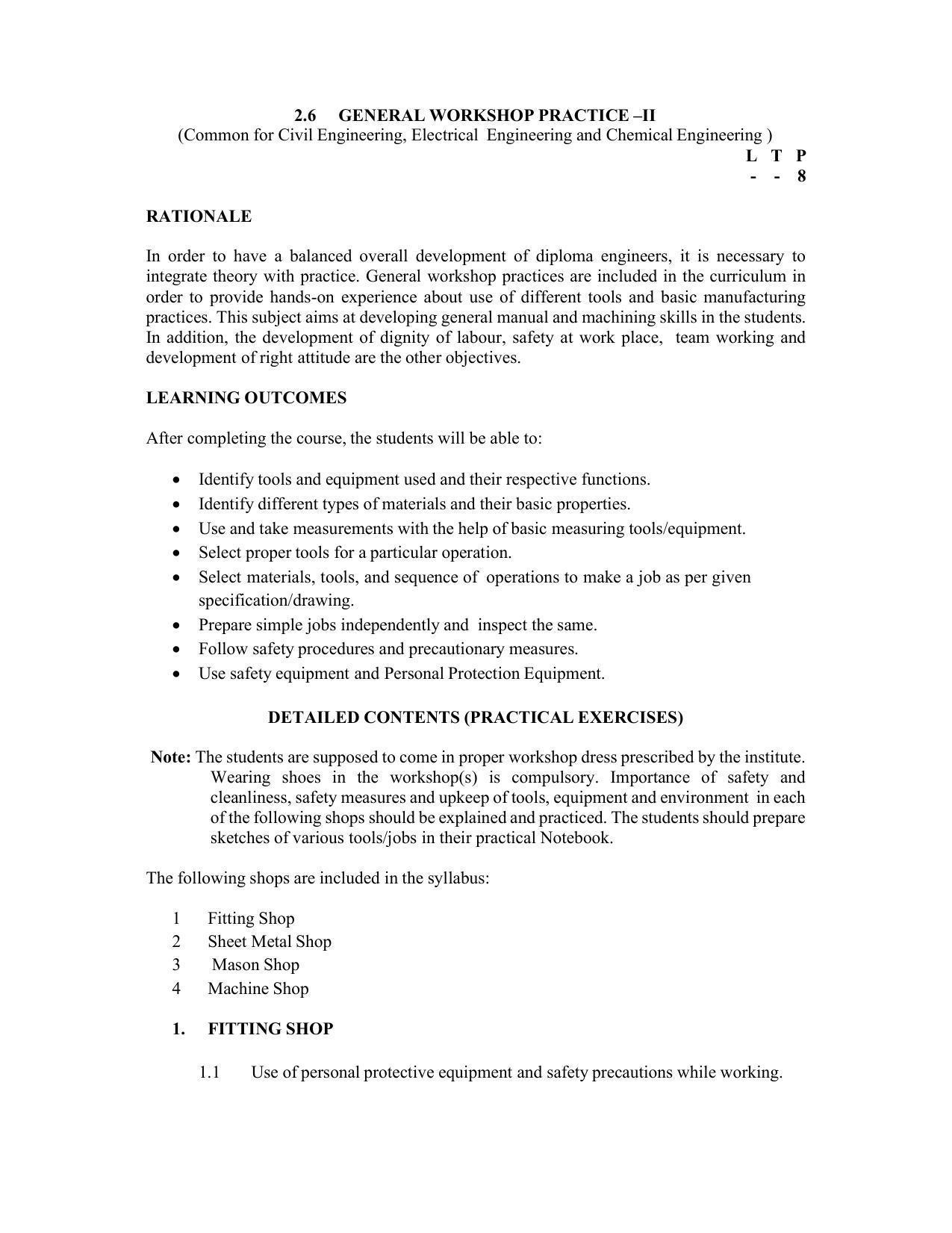 SYLLABUS FOR SEMESTER SYSTEM EFFECTIVE FROM (2021-2022) - CIVIL AND ENVIRONMENT ENGINEERING - Page 72