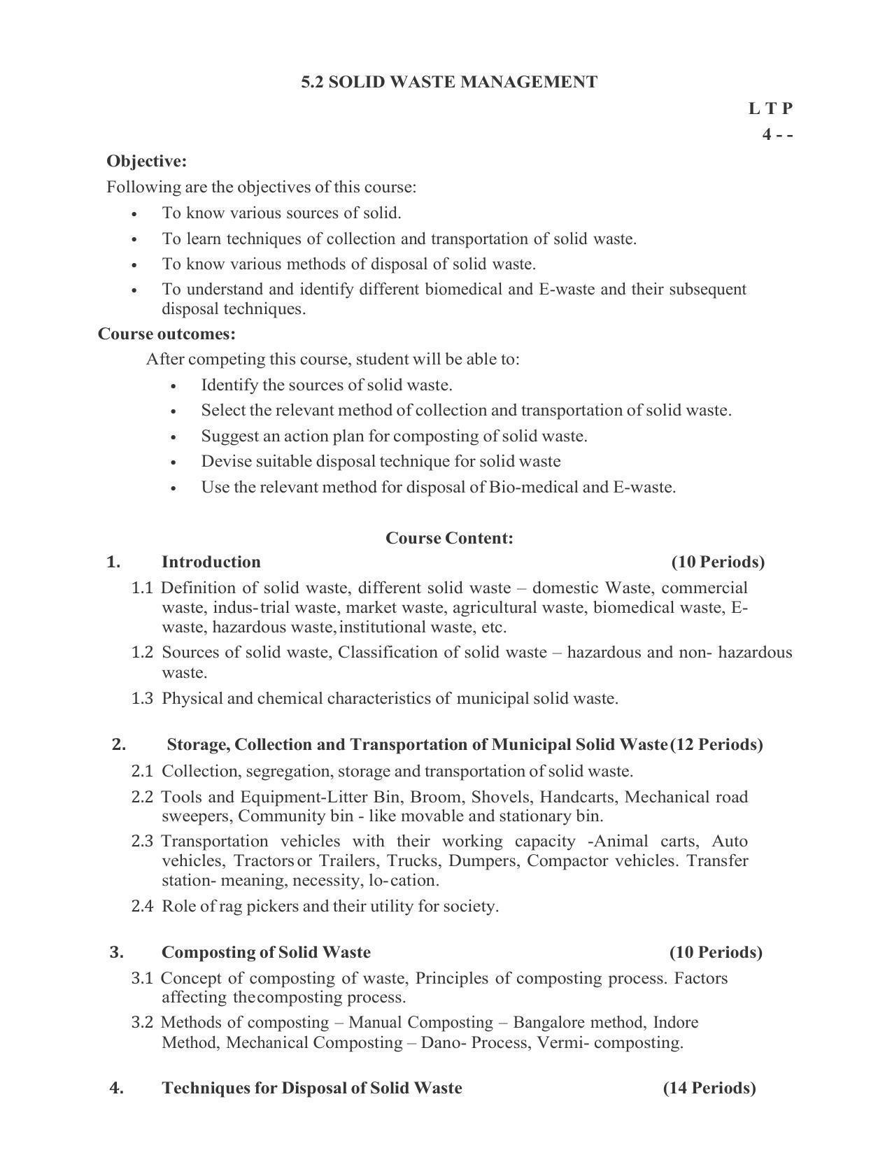 SYLLABUS FOR SEMESTER SYSTEM EFFECTIVE FROM (2021-2022) - CIVIL AND ENVIRONMENT ENGINEERING - Page 143