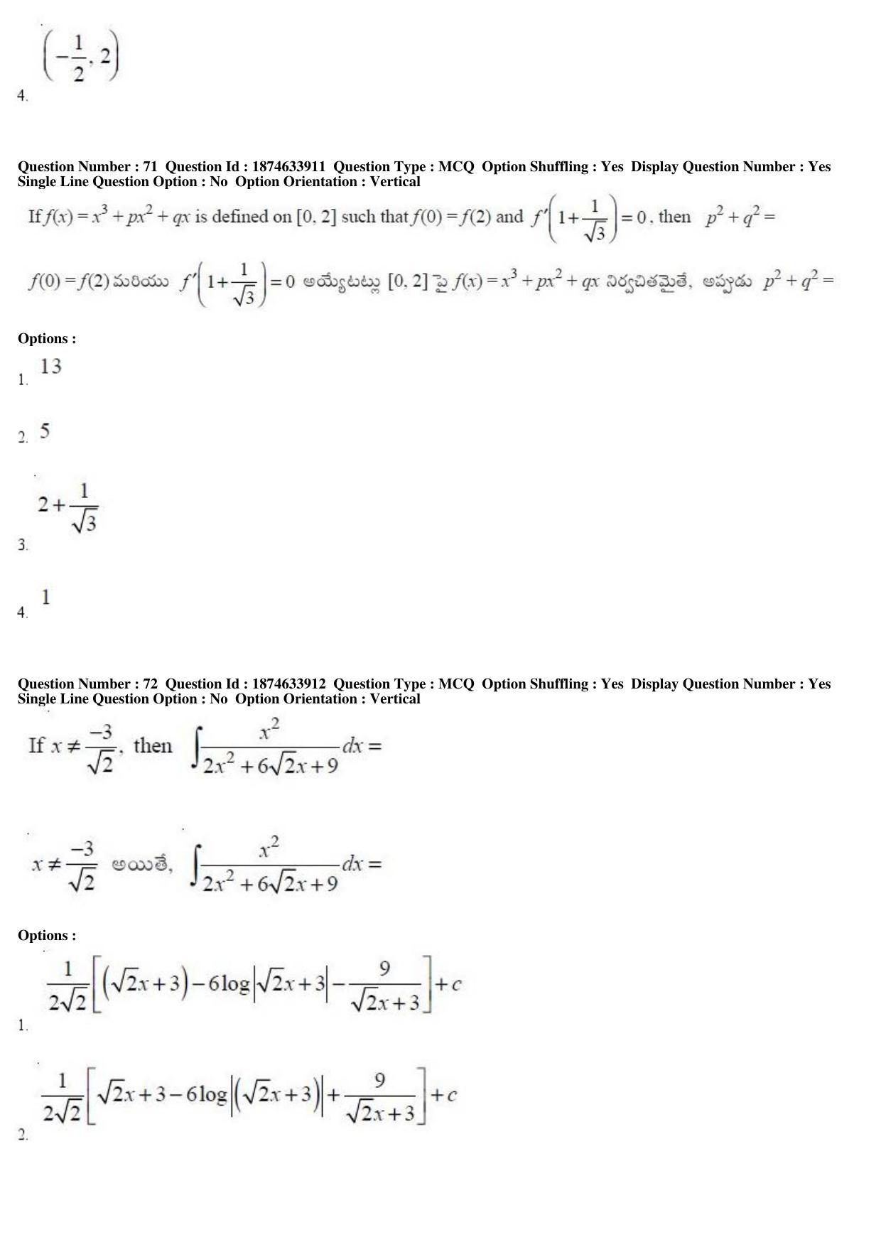 TS EAMCET 2019 Engineering Question Paper with Key (20 April 2019 Afternoon) - Page 39