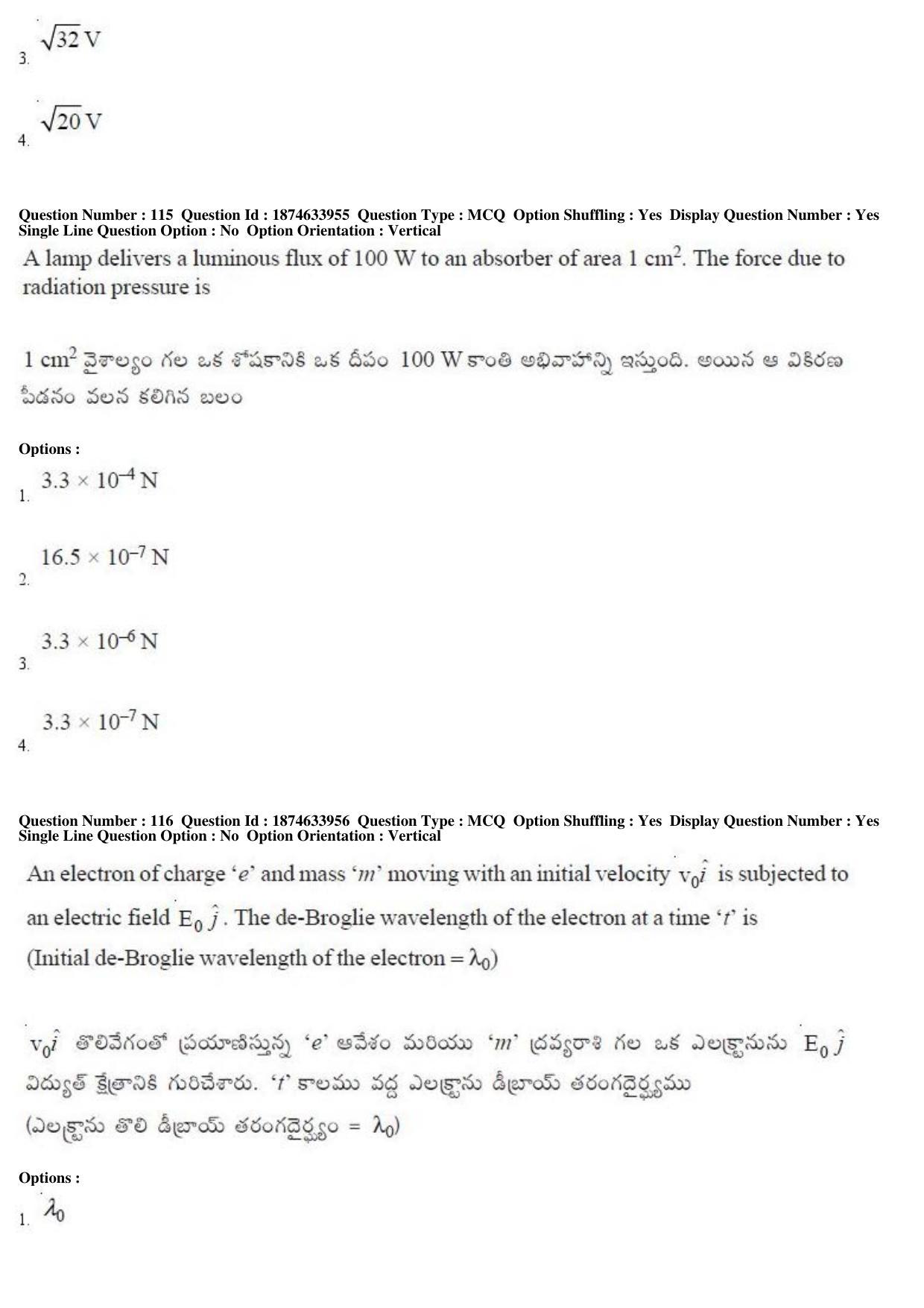 TS EAMCET 2019 Engineering Question Paper with Key (20 April 2019 Afternoon) - Page 66