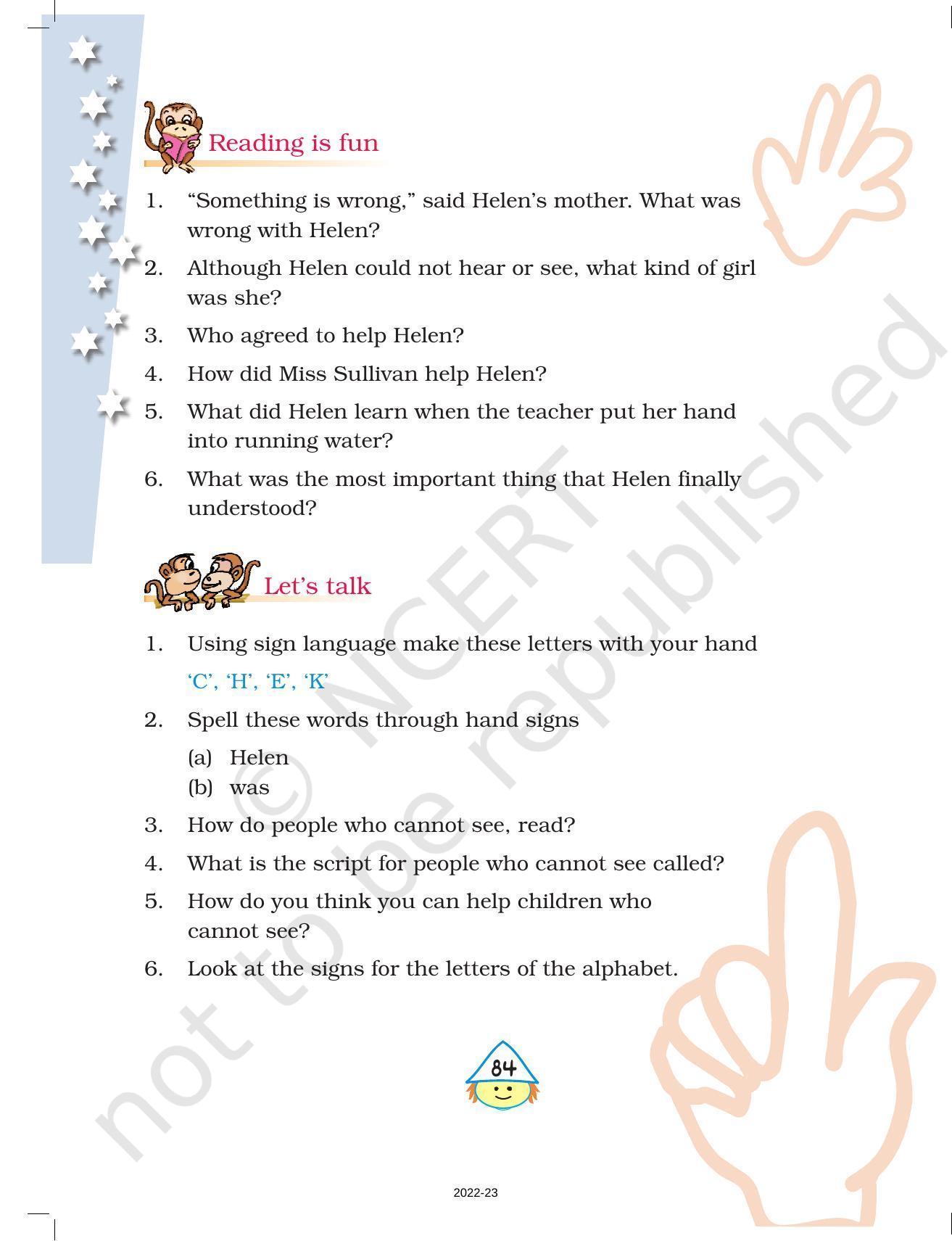 NCERT Book for Class 4 English: Chapter 10-Helen Keller - Page 12