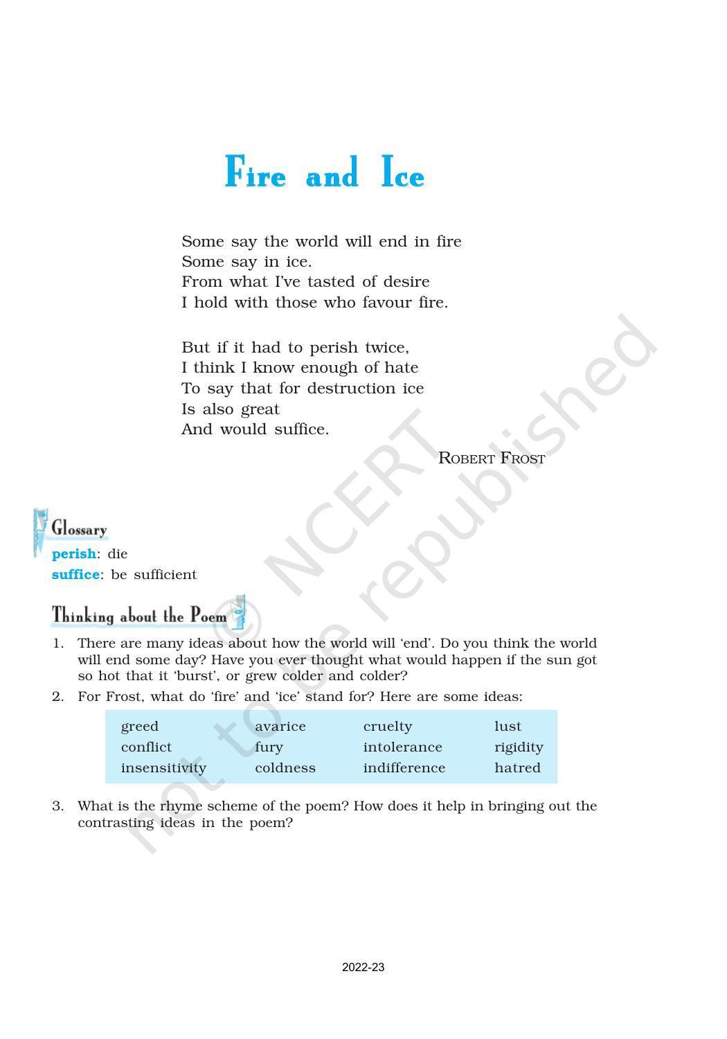 NCERT Book for Class 10 English (First Flight) Chapter 1 A Letter to God - Page 15