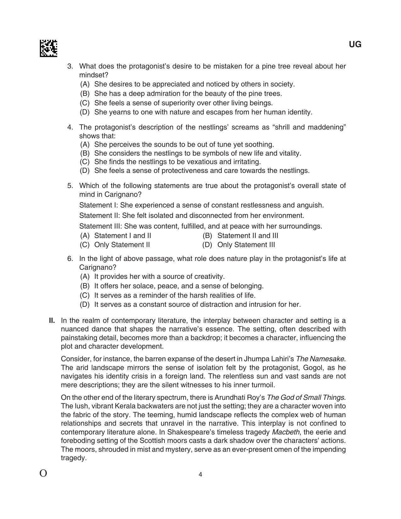 CLAT 2024 UG SET C Question Paper - Page 4