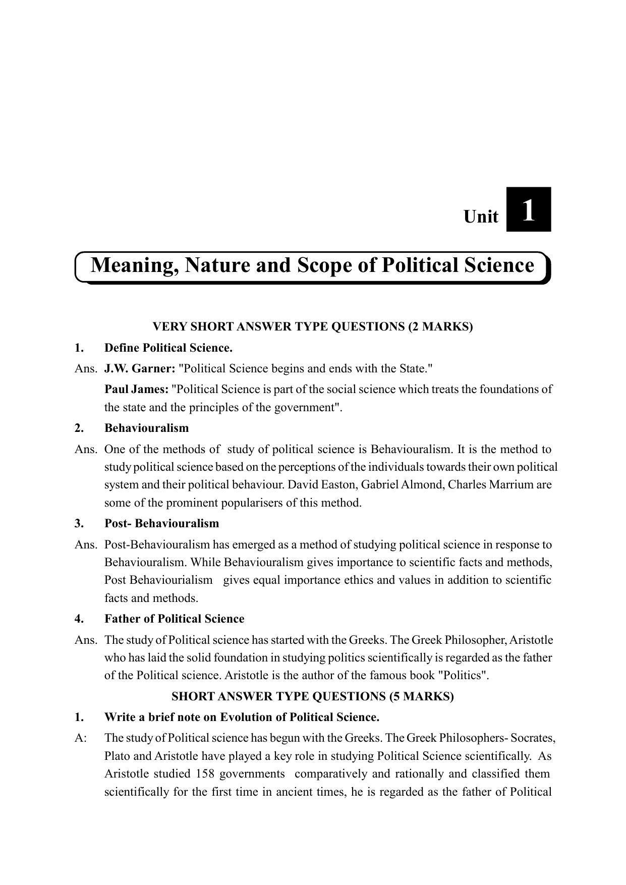 TS SCERT Inter 2nd Year Political science I yr Path 1 (Telugu Medium) Text Book - Page 6