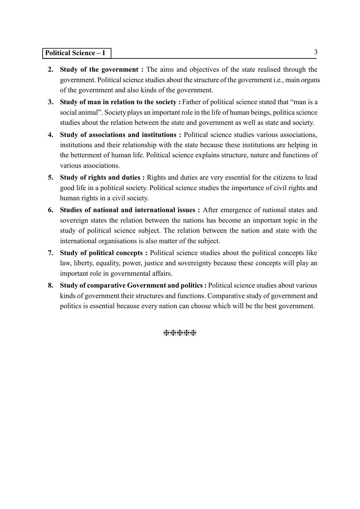 TS SCERT Inter 2nd Year Political science I yr Path 1 (Telugu Medium) Text Book - Page 8