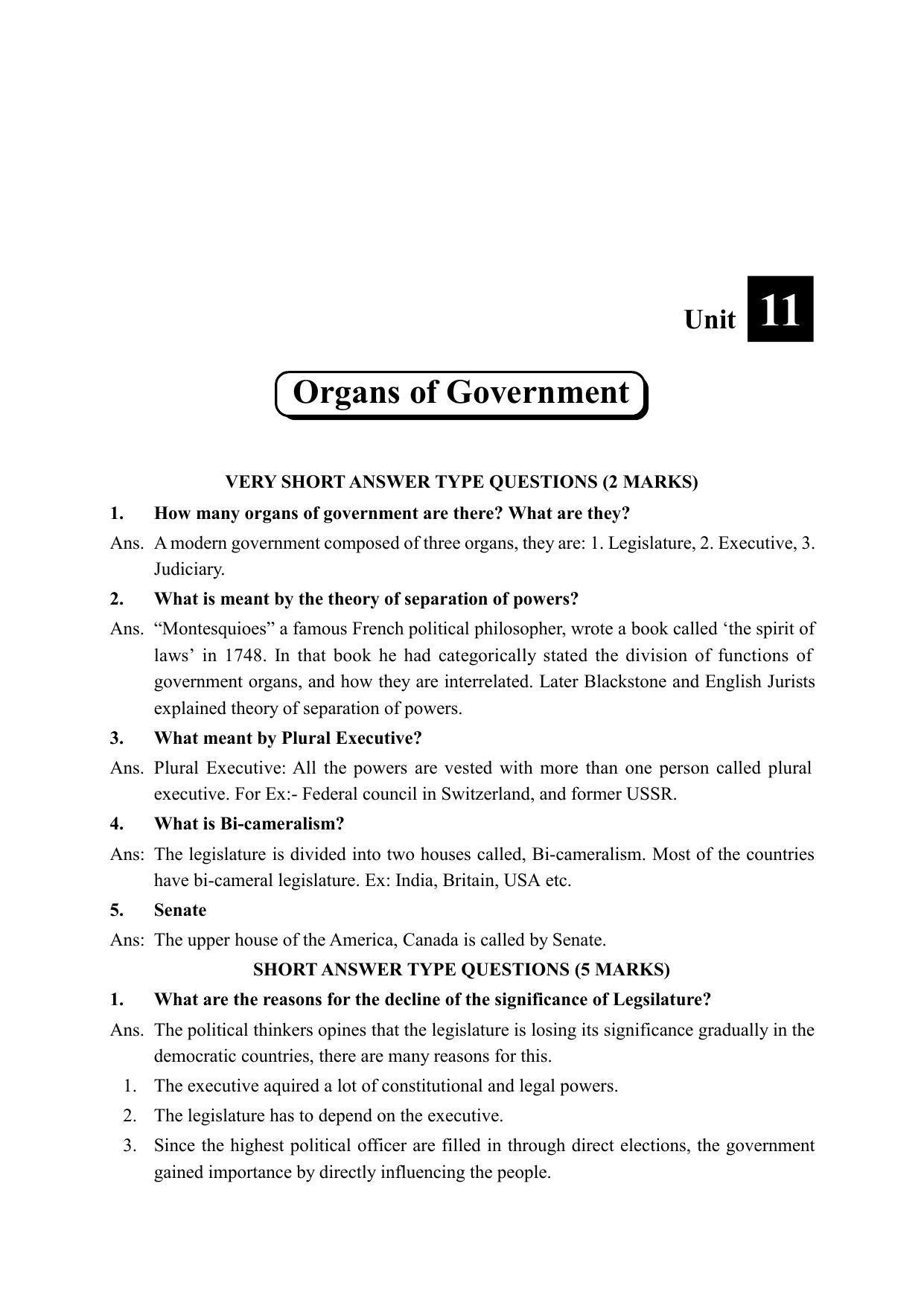 TS SCERT Inter 2nd Year Political science I yr Path 1 (Telugu Medium) Text Book - Page 34