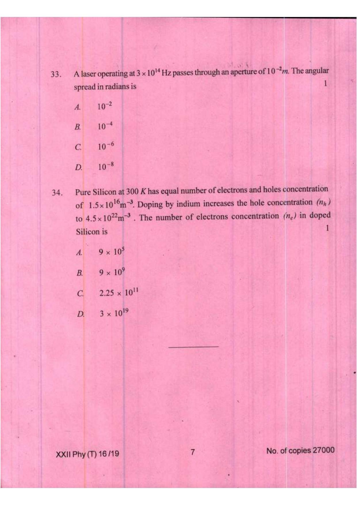 COHSEM Class 12 Physics 2019 Question Papers - Page 7