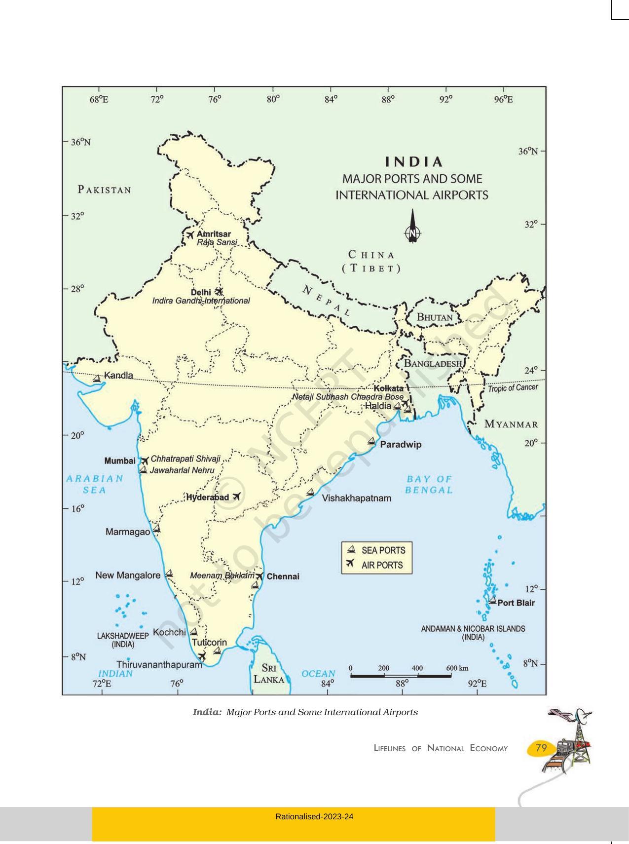 NCERT Book for Class 10 Geography Chapter 7 Lifelines of National Economy - Page 9