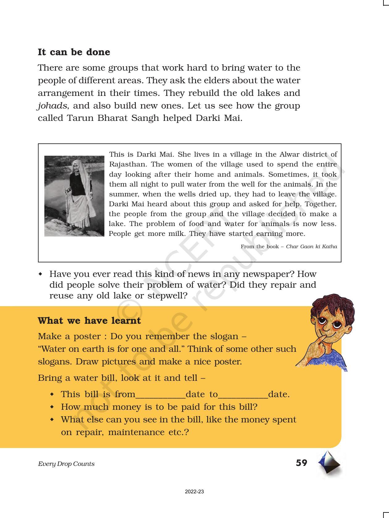 NCERT Book for Class 5 EVS Chapter 6 Every Drop Counts - Page 9