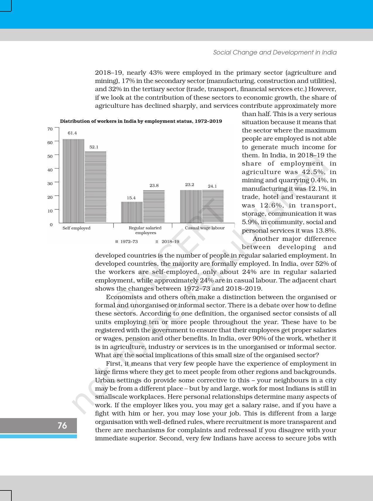 NCERT Book for Class 12 Sociology (Social Change and Development in India) Chapter 5 Change and Development in Industrial Society - Page 4