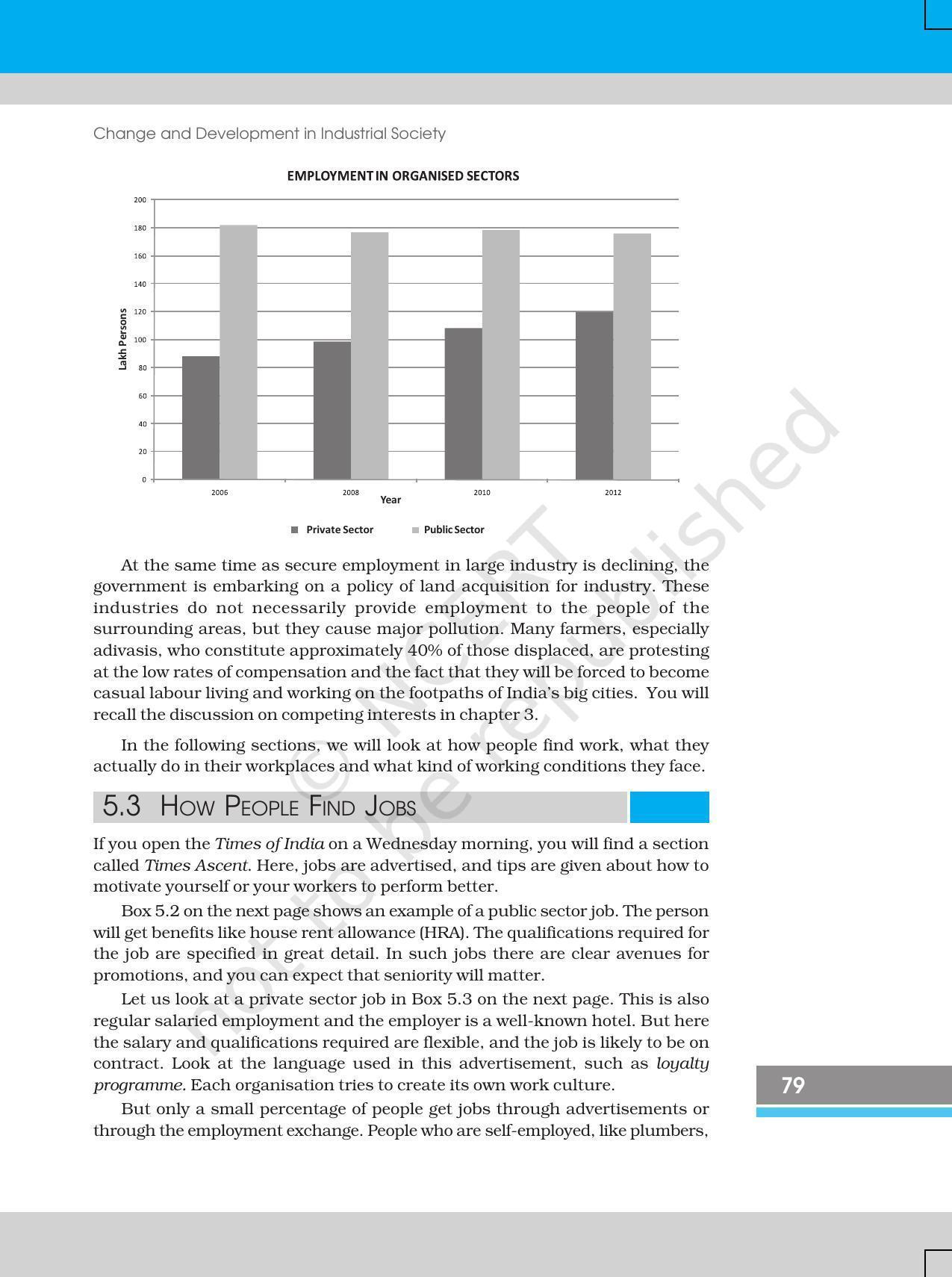 NCERT Book for Class 12 Sociology (Social Change and Development in India) Chapter 5 Change and Development in Industrial Society - Page 7