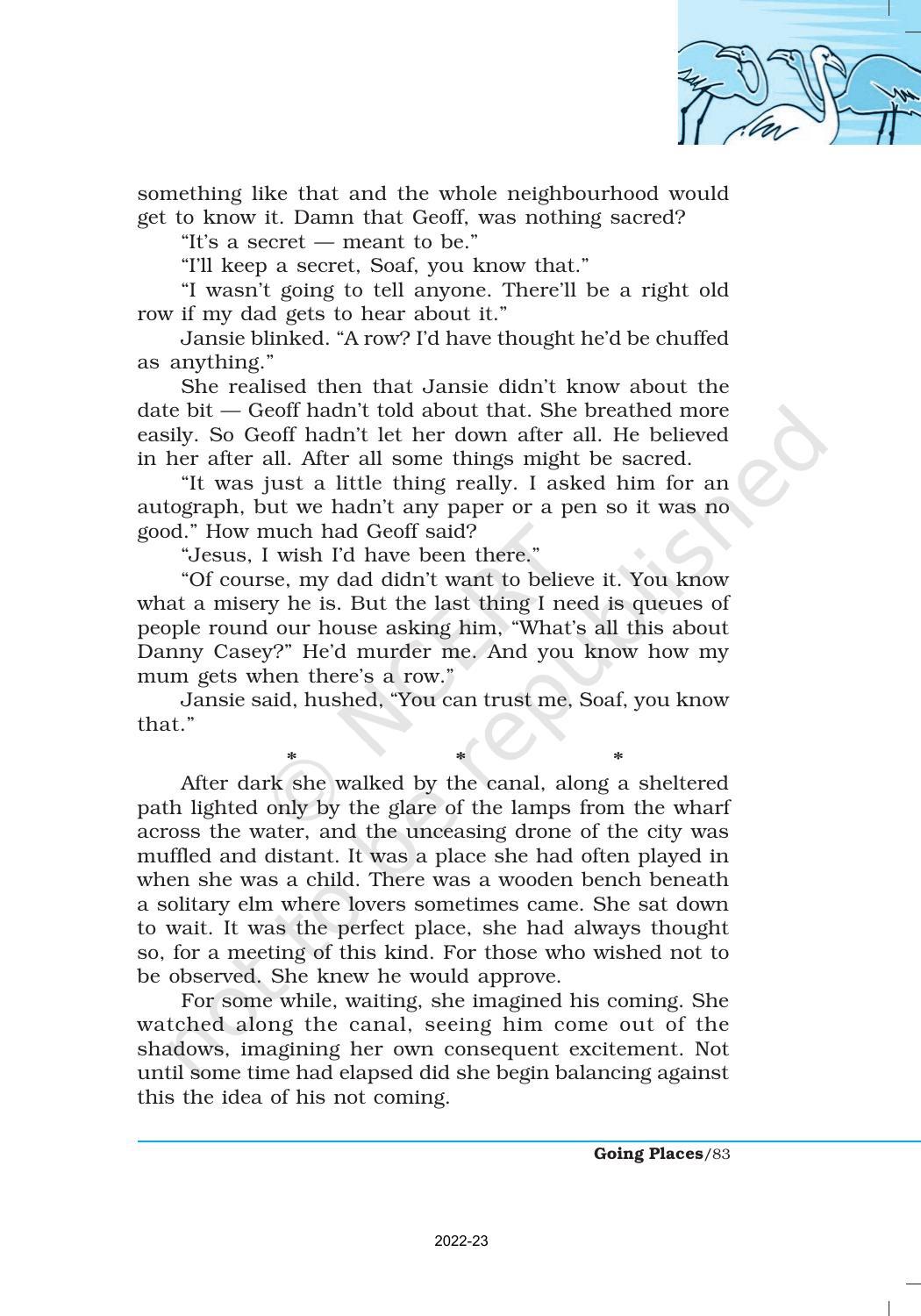 NCERT Book for Class 12 English Chapter 8 Going Places - Page 7