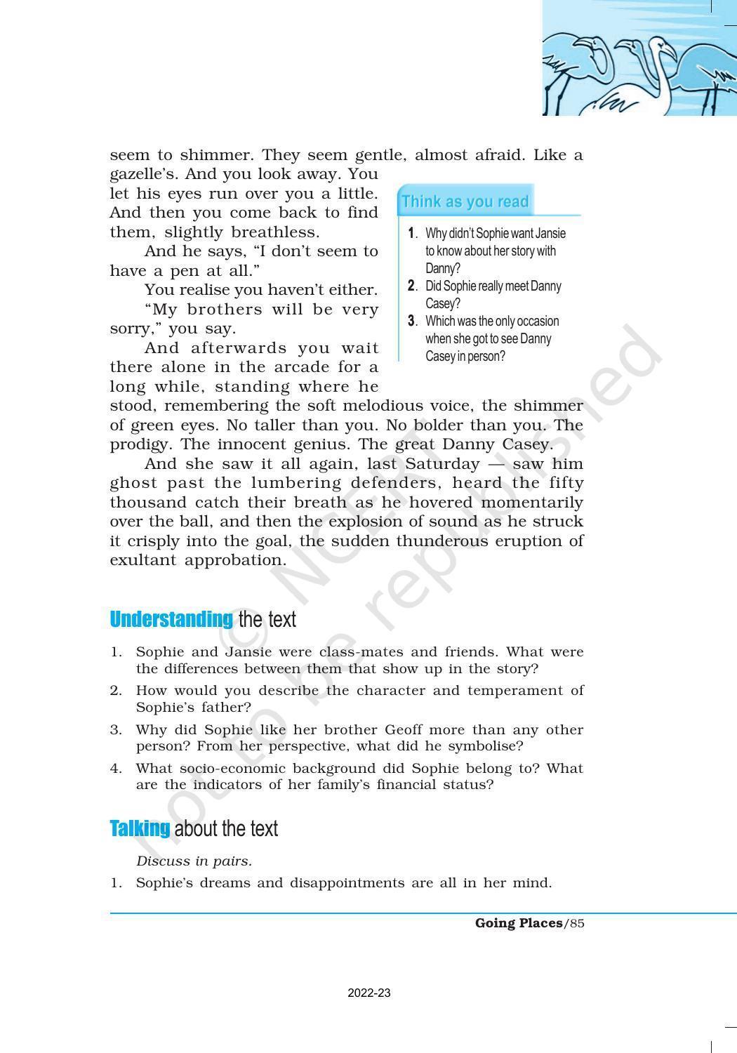 NCERT Book for Class 12 English Chapter 8 Going Places - Page 9