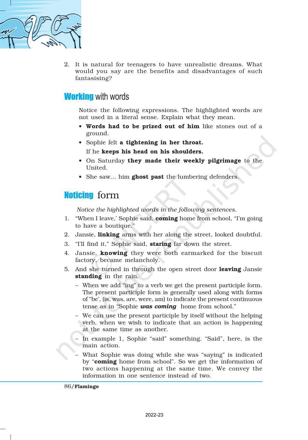 NCERT Book for Class 12 English Chapter 8 Going Places - Page 10