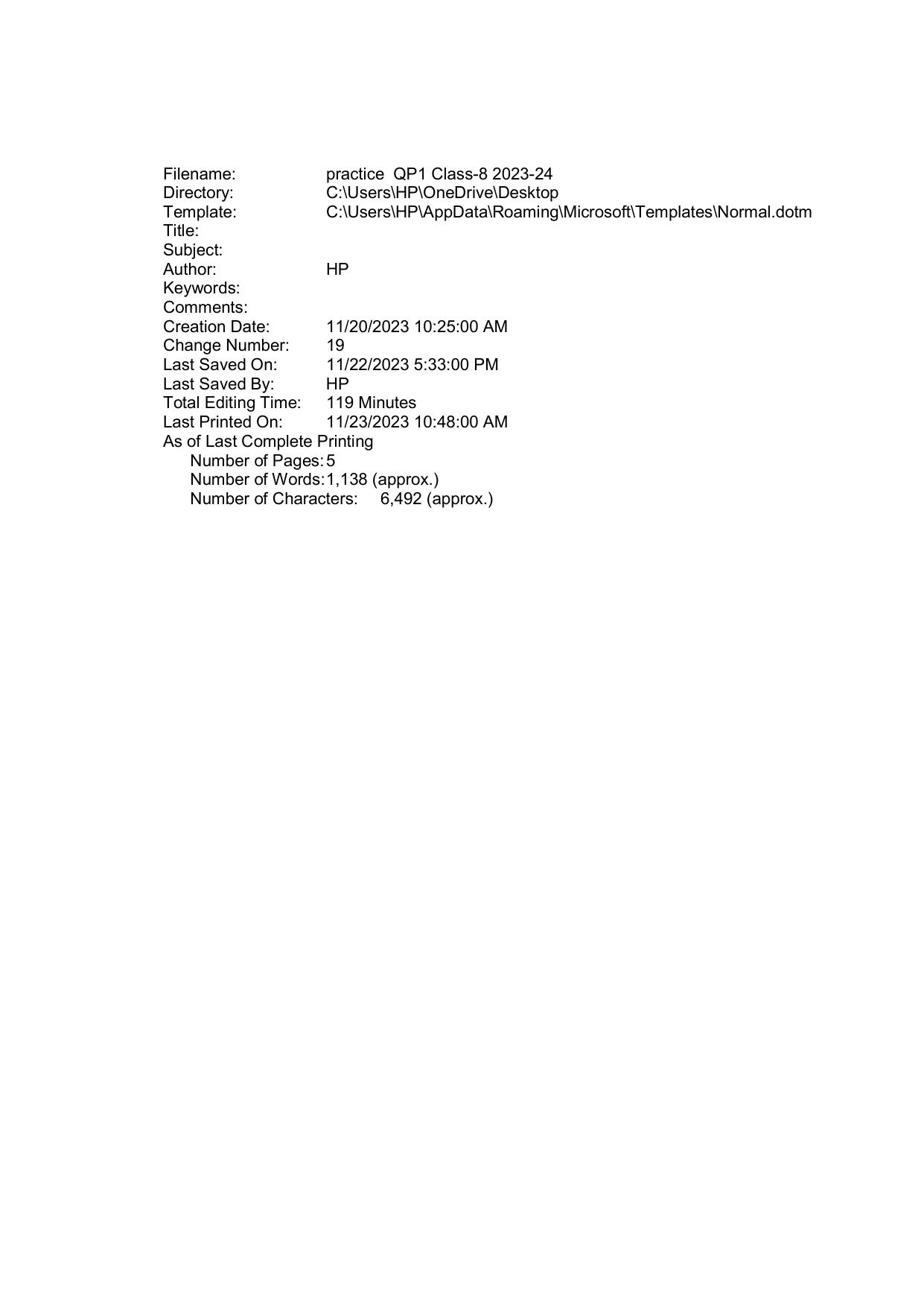Edudel Class 8 Hindi Practice Papers-1 (2023-24) - Page 6