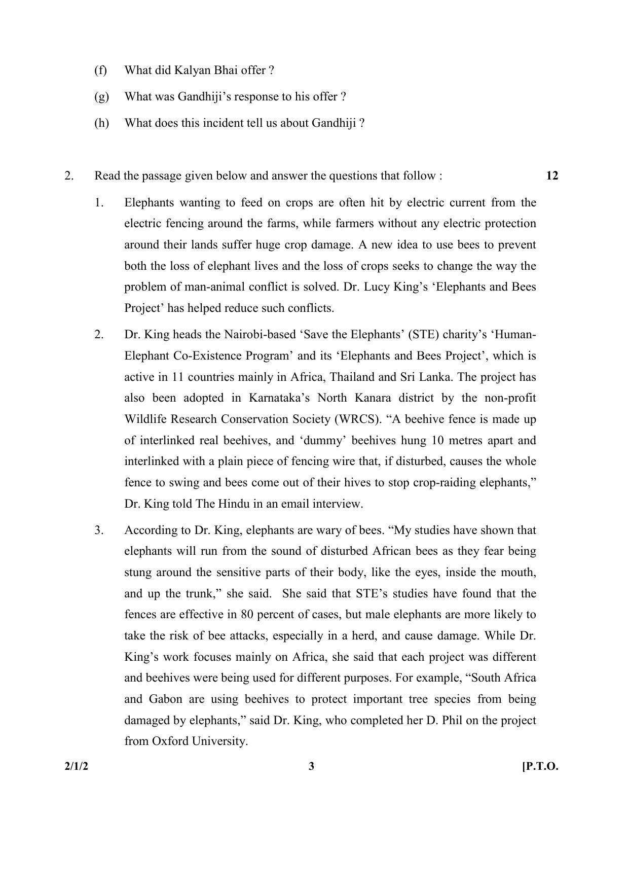 CBSE Class 10 2-1-2 (English Lan. & Lit.) 2017-comptt Question Paper - Page 3