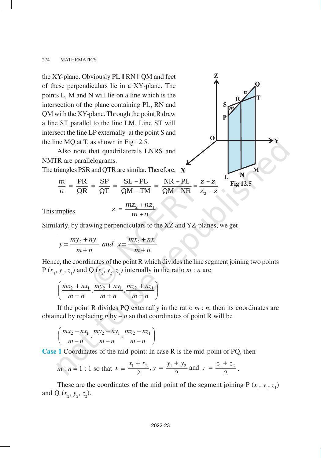 NCERT Book for Class 11 Maths Chapter 12 Introduction to Three-Dimensional Geometry - Page 7