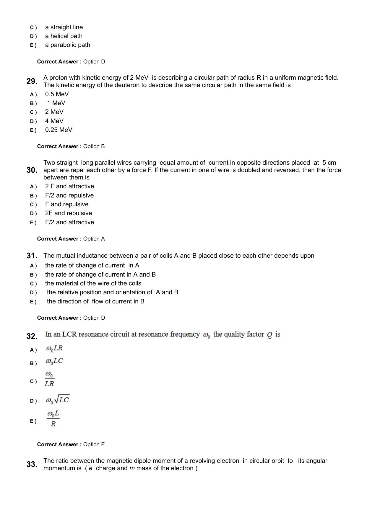 KEAM 2024 June 5 Question Paper with Answer Key - Page 7