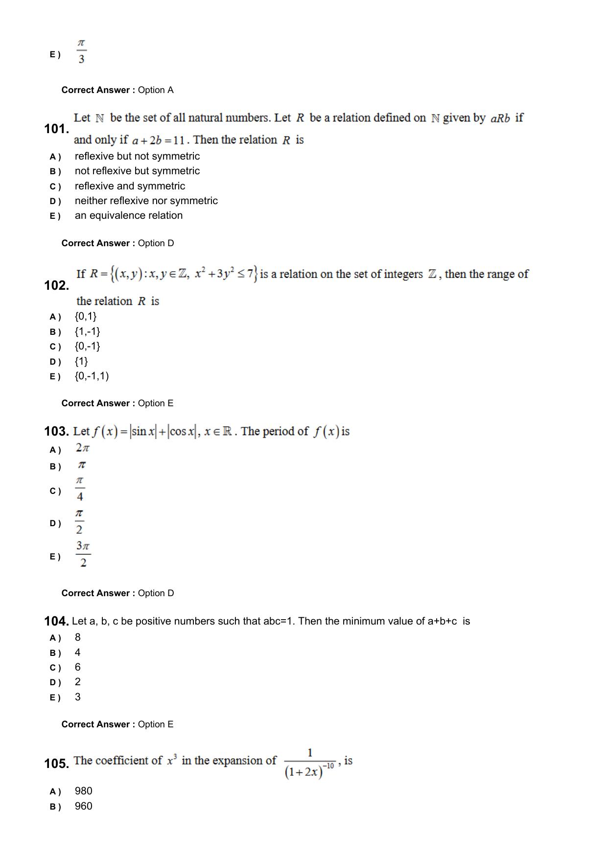KEAM 2024 June 5 Question Paper with Answer Key - Page 23