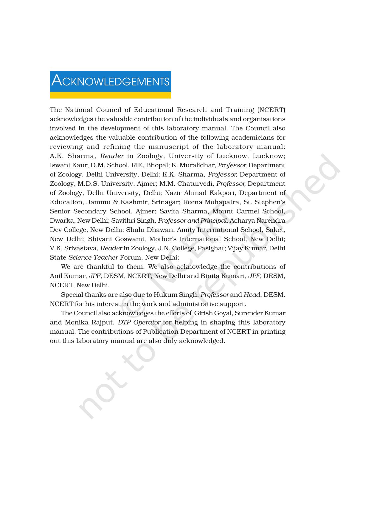 NCERT Laboratory Manuals for Class XI Biology - Exercise 1 - Page 8