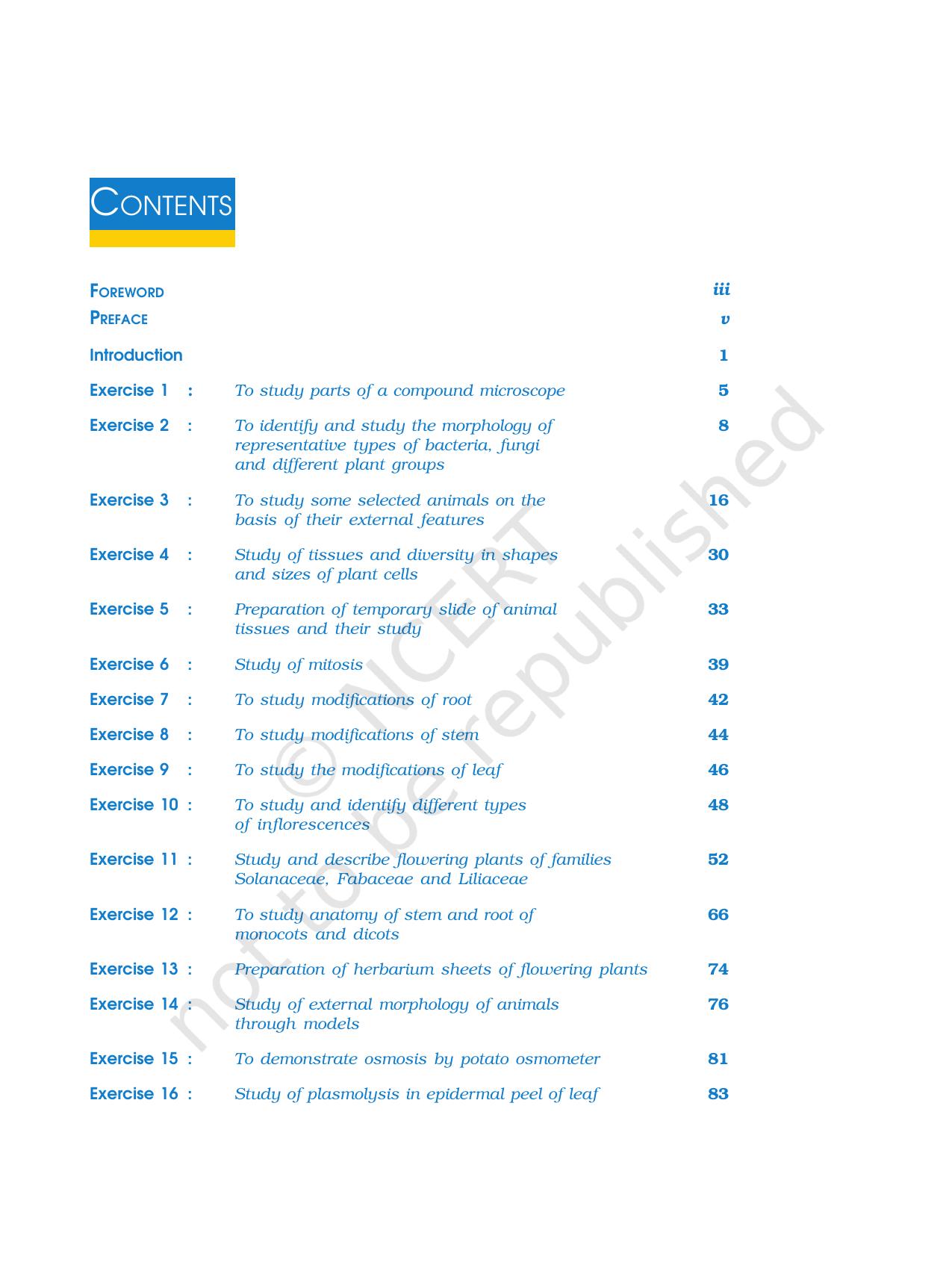 NCERT Laboratory Manuals for Class XI Biology - Exercise 1 - Page 9