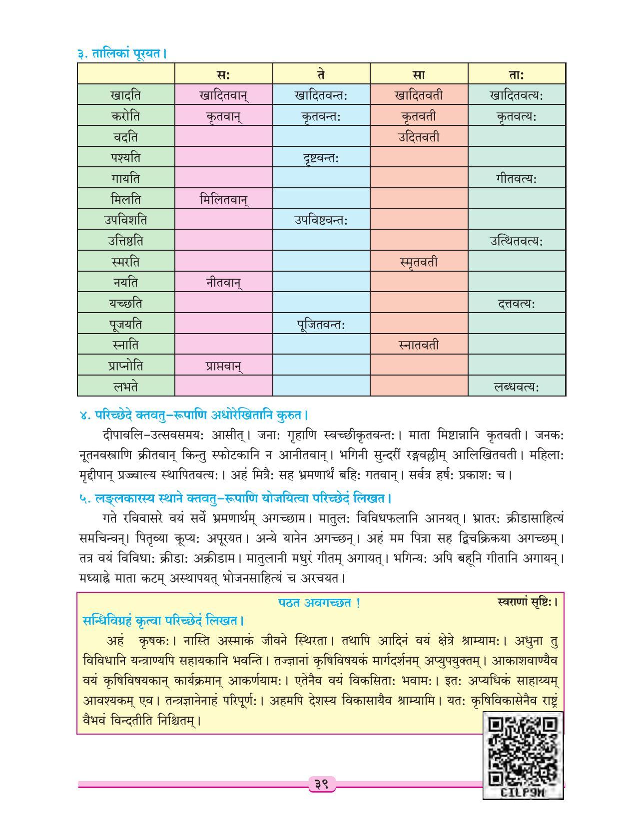 Maharashtra Board Class 9 Sanskrit Textbook - Page 49