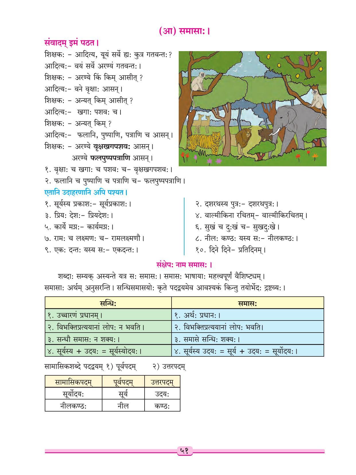 Maharashtra Board Class 9 Sanskrit Textbook - Page 61