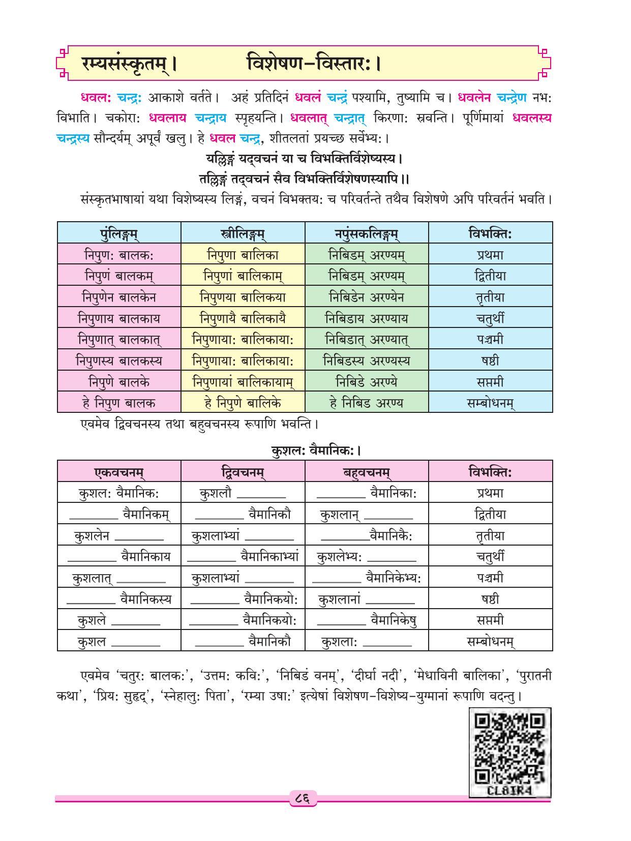 Maharashtra Board Class 9 Sanskrit Textbook - Page 96