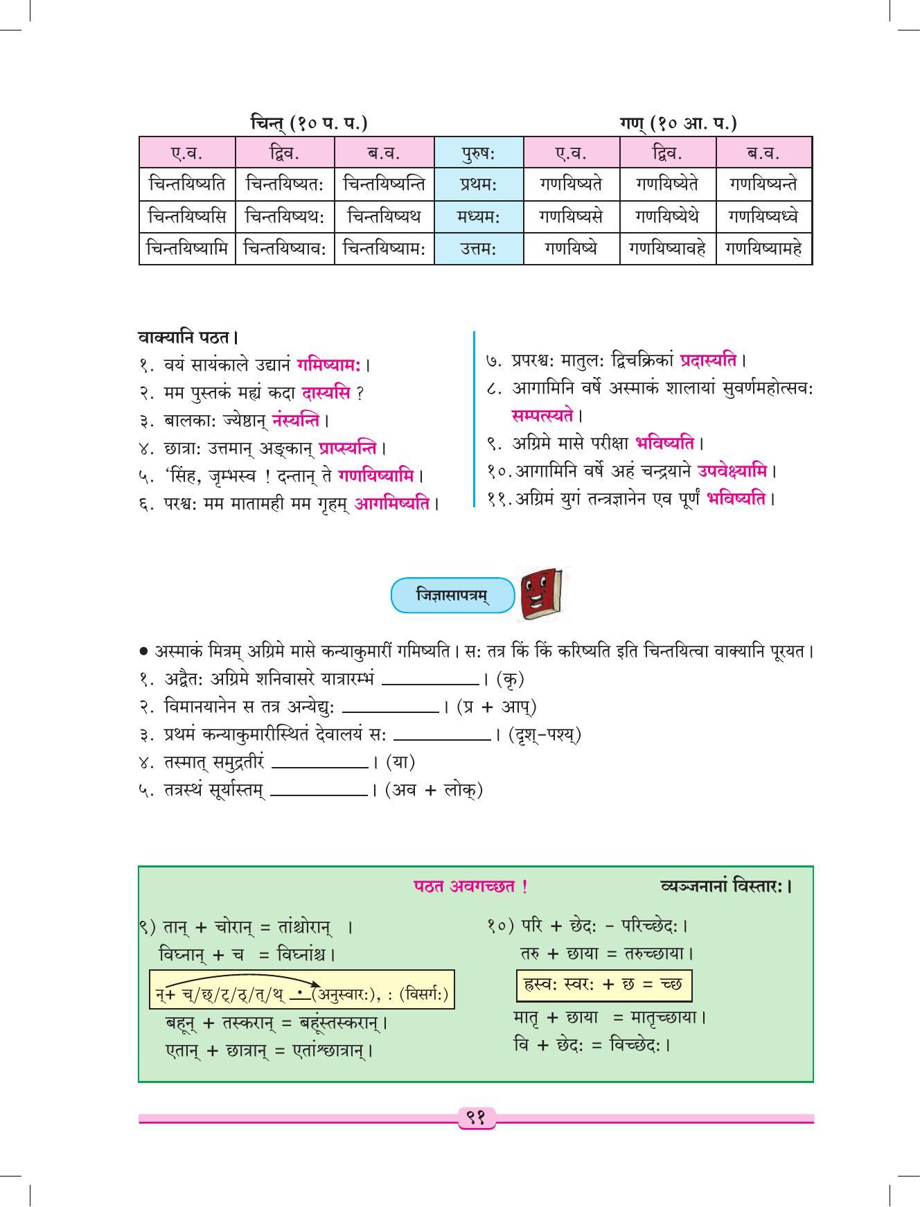 Maharashtra Board Class 9 Sanskrit Textbook - Page 101