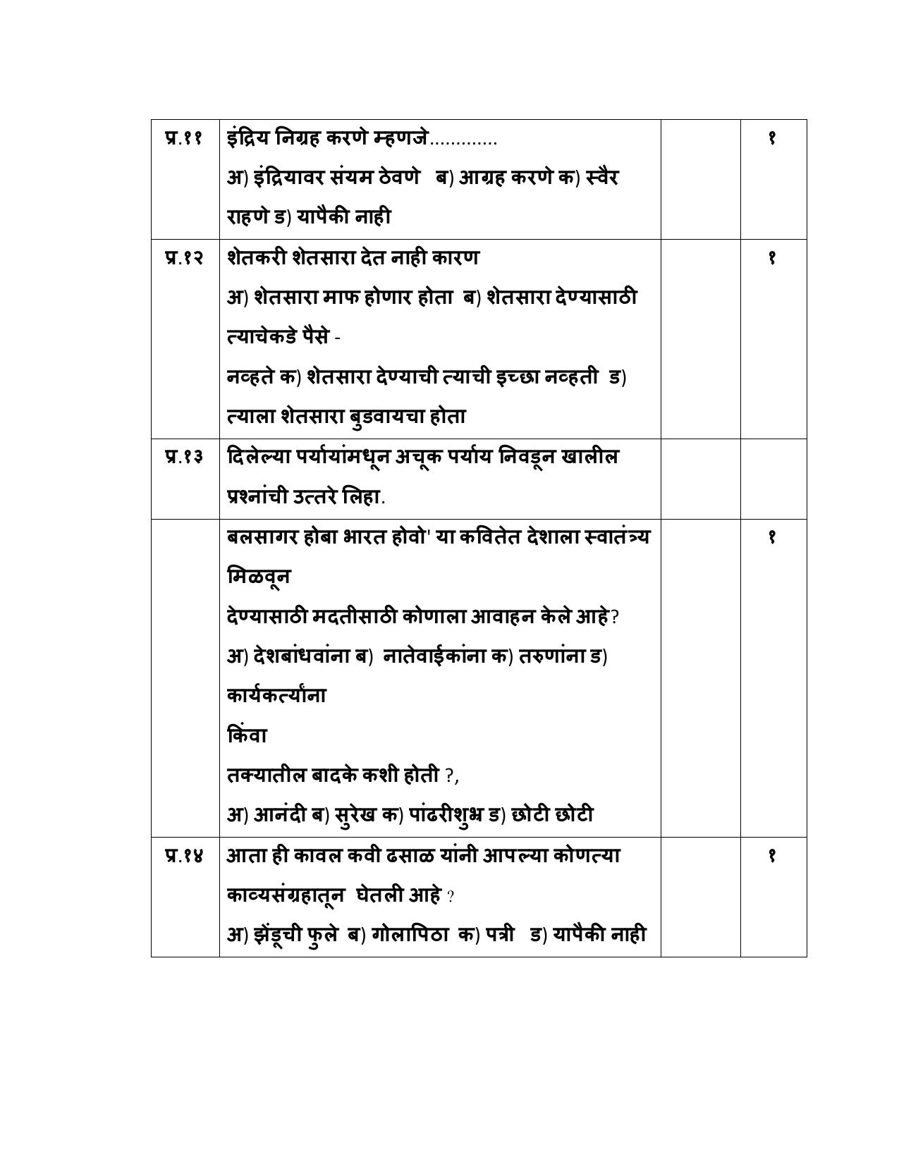 NIOS Class 10 Marathi (204) Sample Paper - Page 5