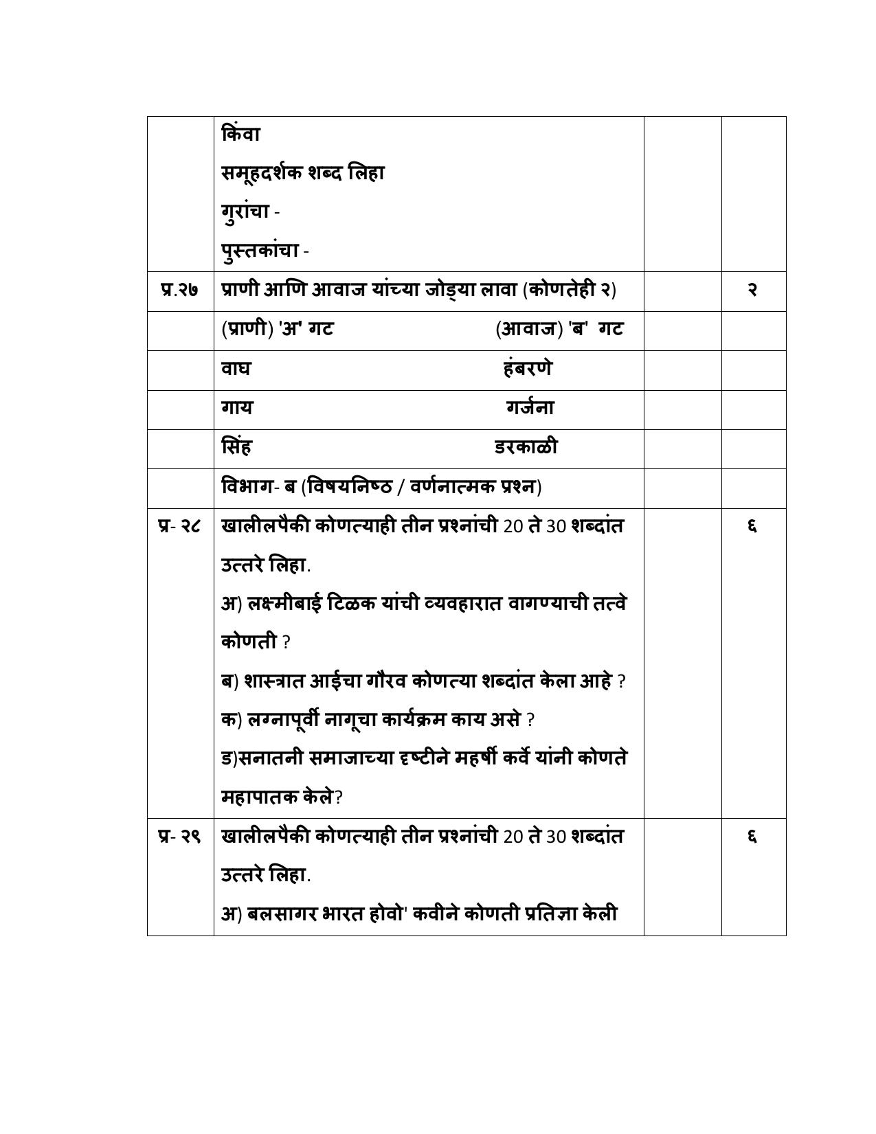 NIOS Class 10 Marathi (204) Sample Paper - Page 10