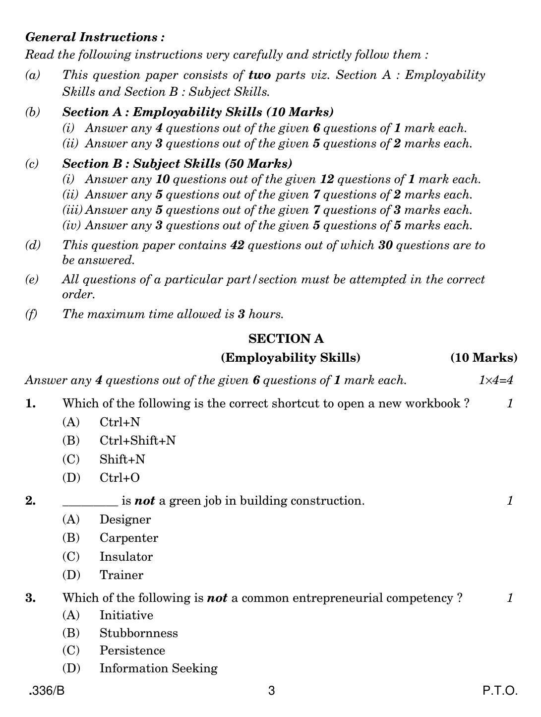 CBSE Class 12 Marketing 2020 Compartment Question Paper - Page 3