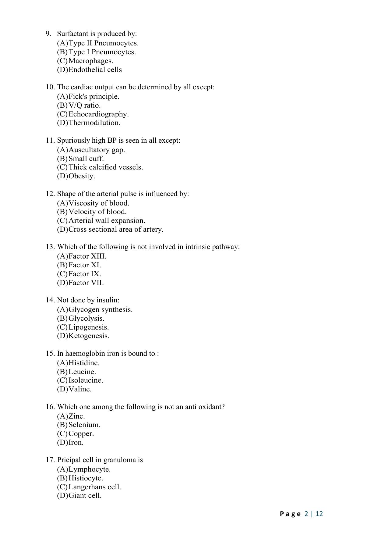 WB JEMAS (PG) M.Sc OTS 2024 Question Paper - Page 4