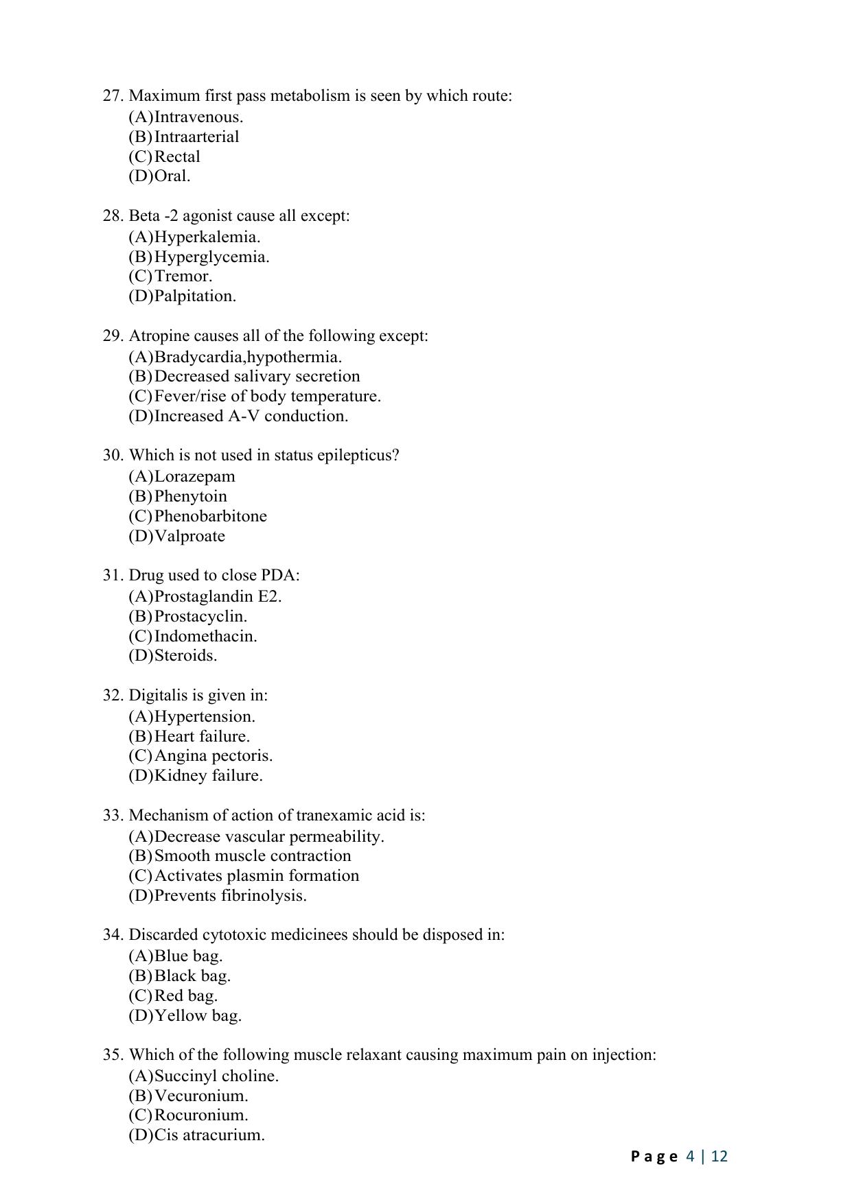 WB JEMAS (PG) M.Sc OTS 2024 Question Paper - Page 6