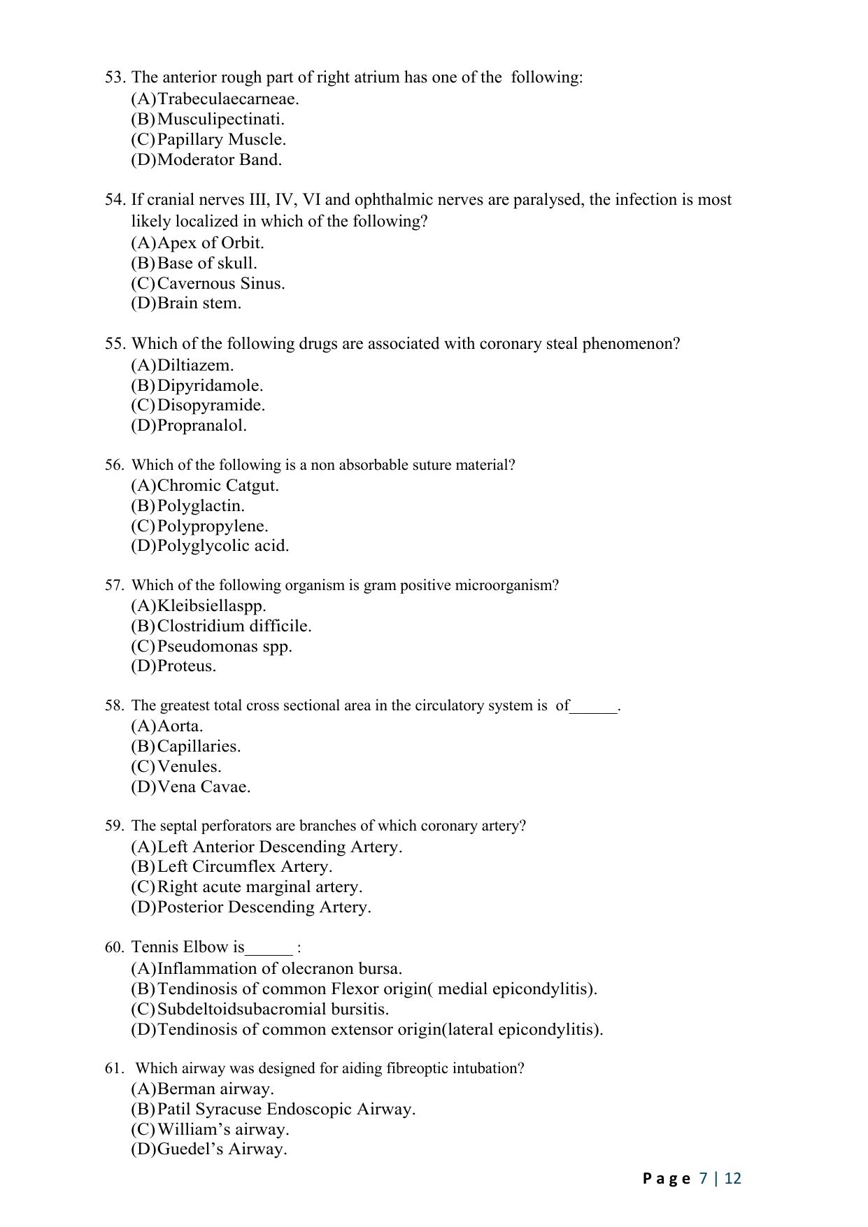 WB JEMAS (PG) M.Sc OTS 2024 Question Paper - Page 9