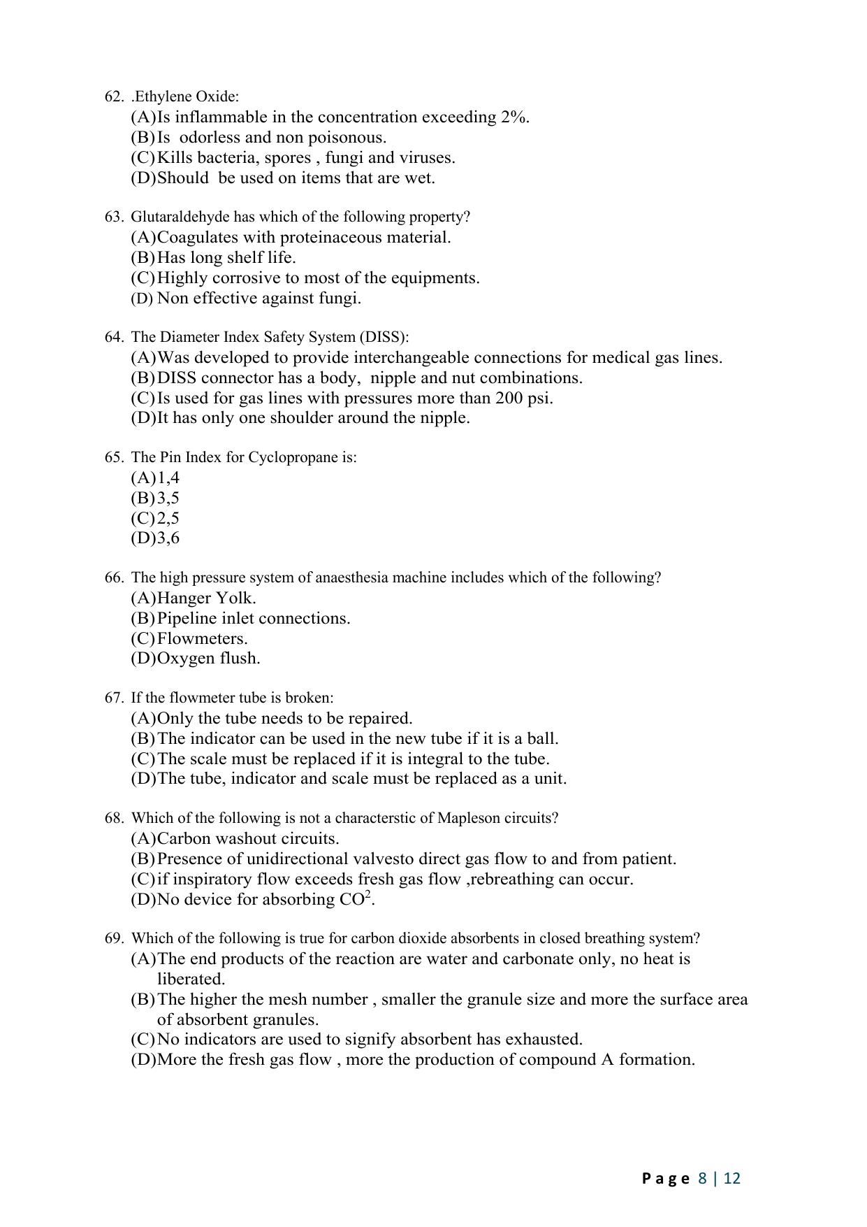 WB JEMAS (PG) M.Sc OTS 2024 Question Paper - Page 10
