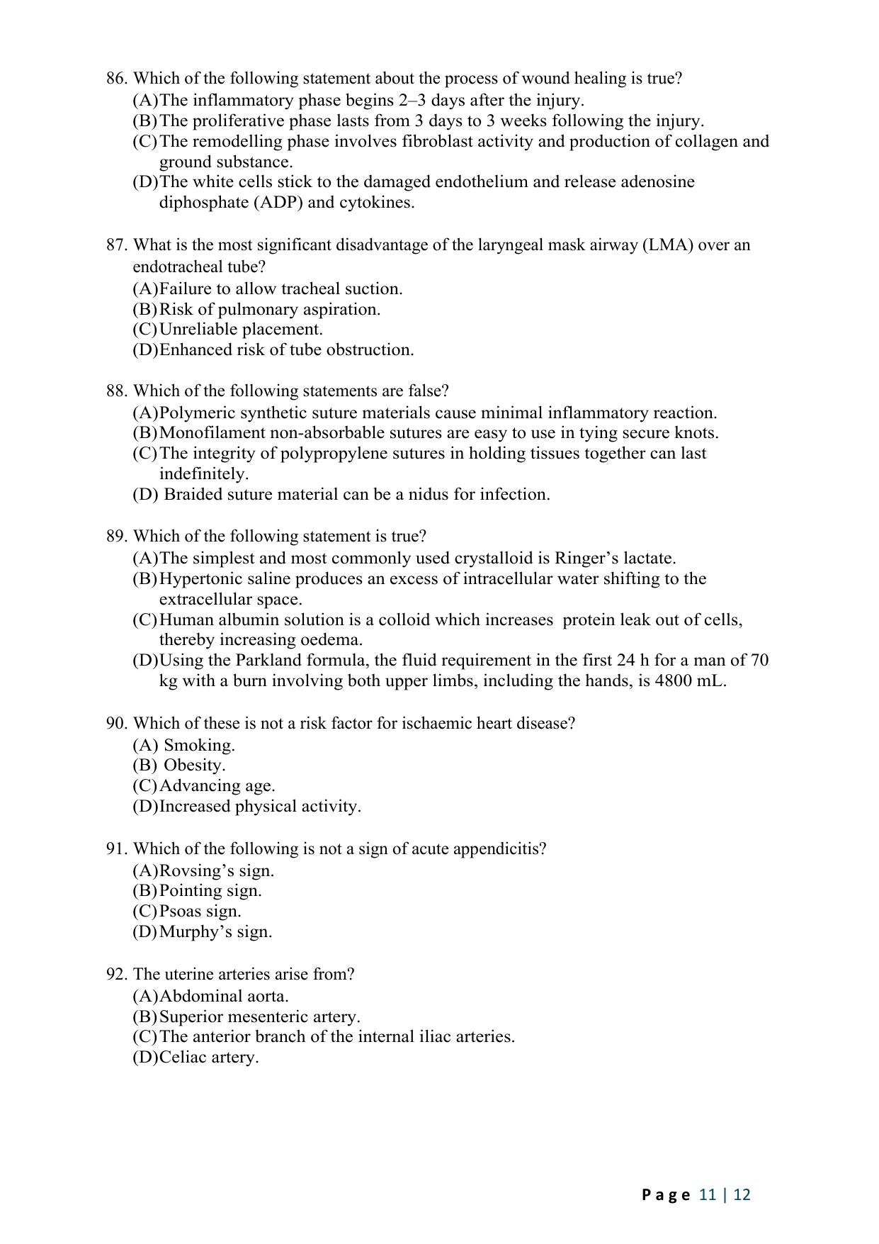 WB JEMAS (PG) M.Sc OTS 2024 Question Paper - Page 13