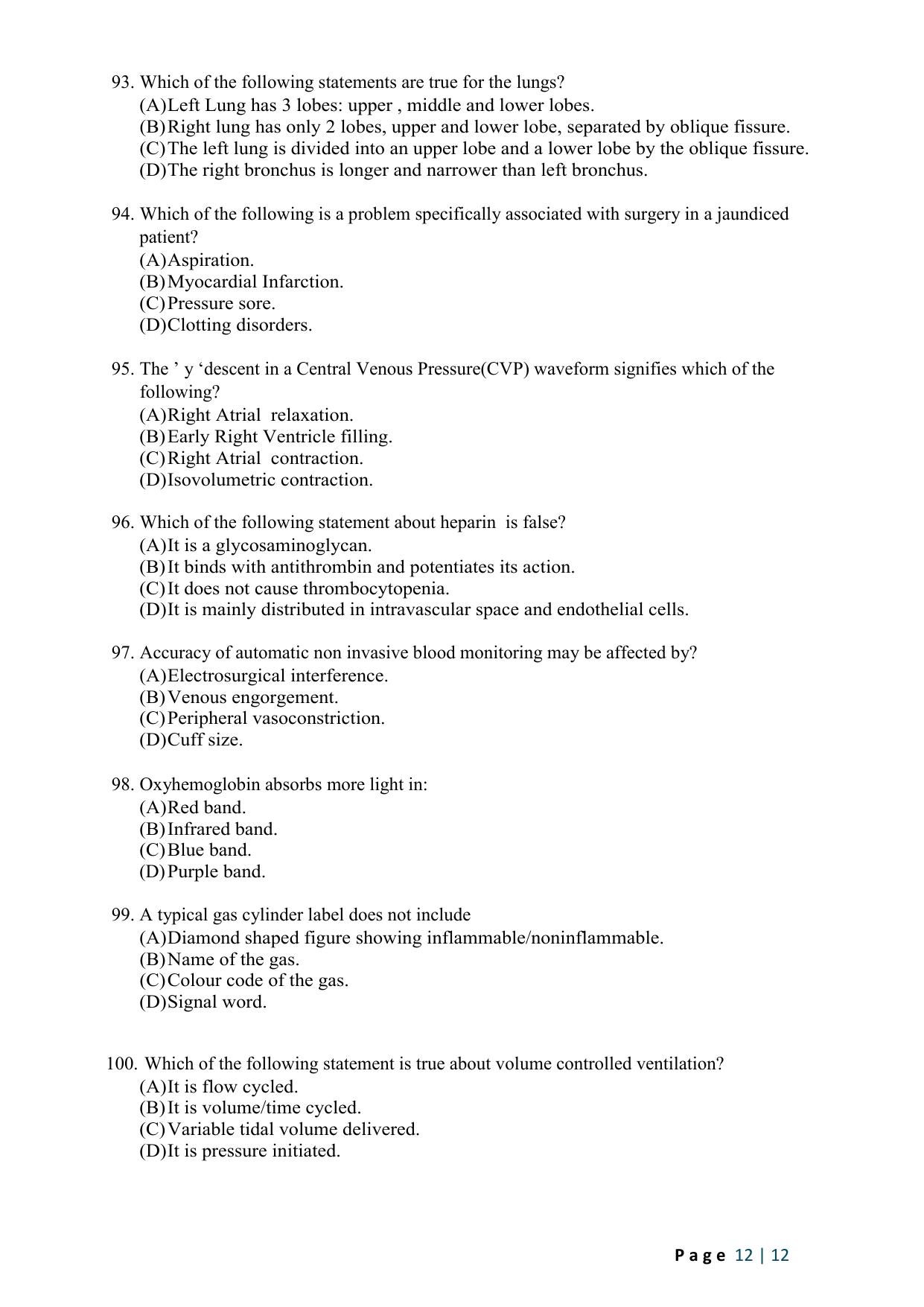 WB JEMAS (PG) M.Sc OTS 2024 Question Paper - Page 14