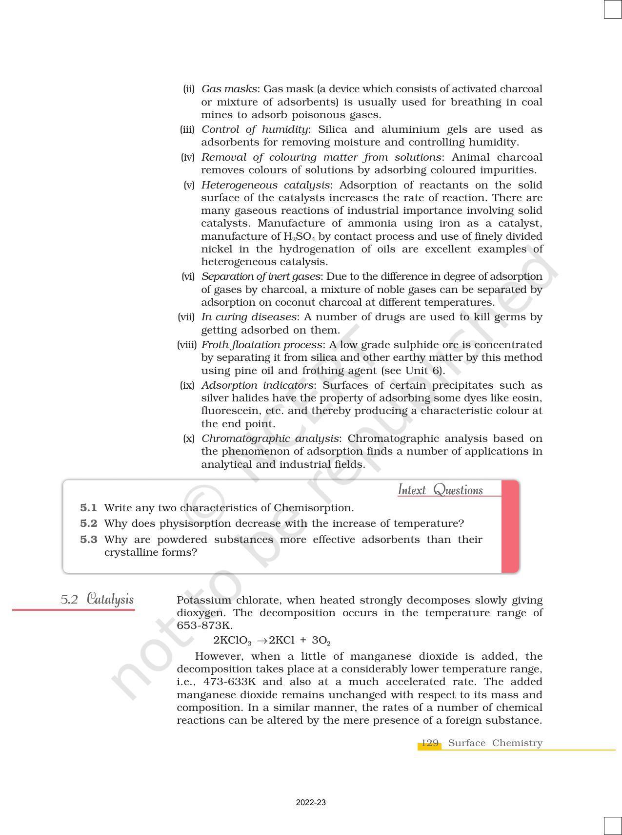 NCERT Book for Class 12 Chemistry Chapter 5 Surface chemistry - Page 7
