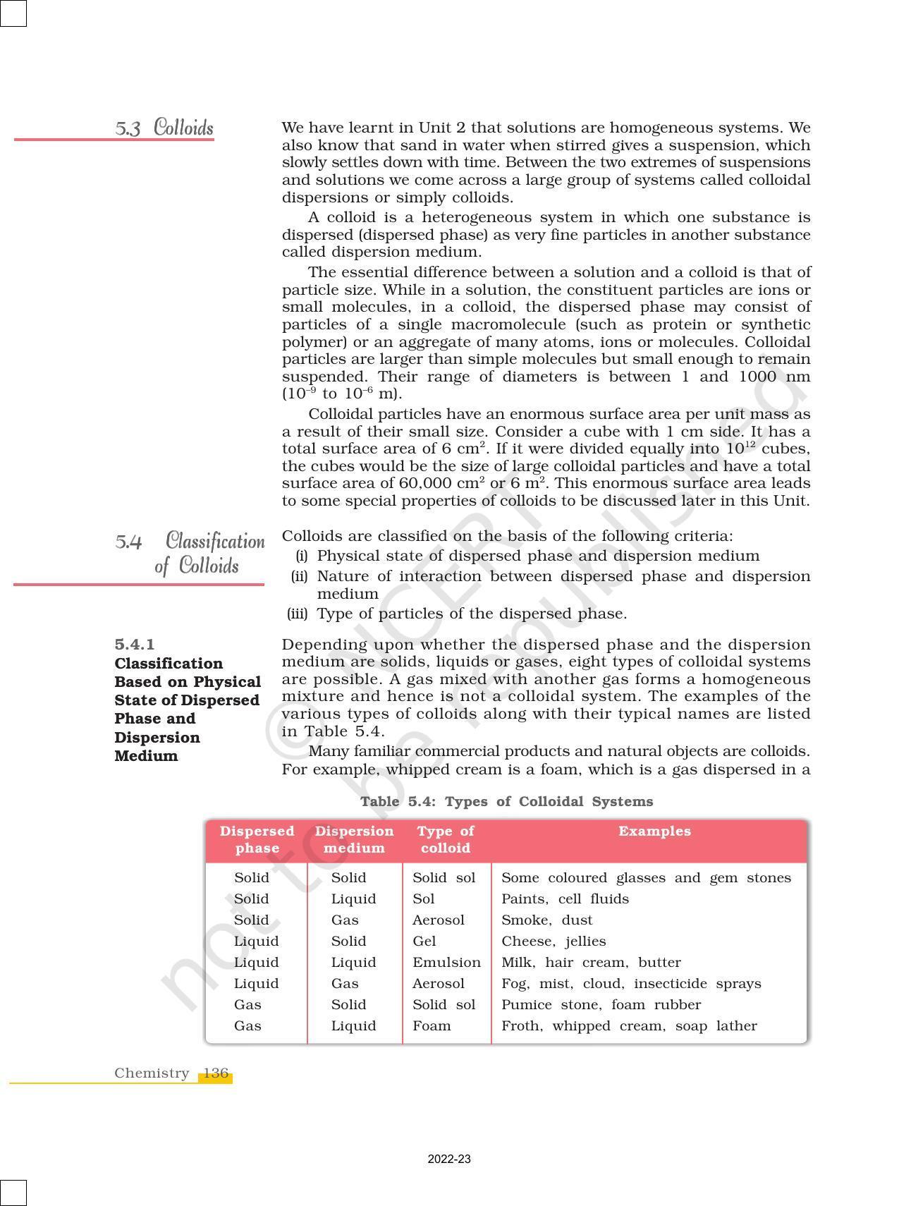 NCERT Book for Class 12 Chemistry Chapter 5 Surface chemistry - Page 14