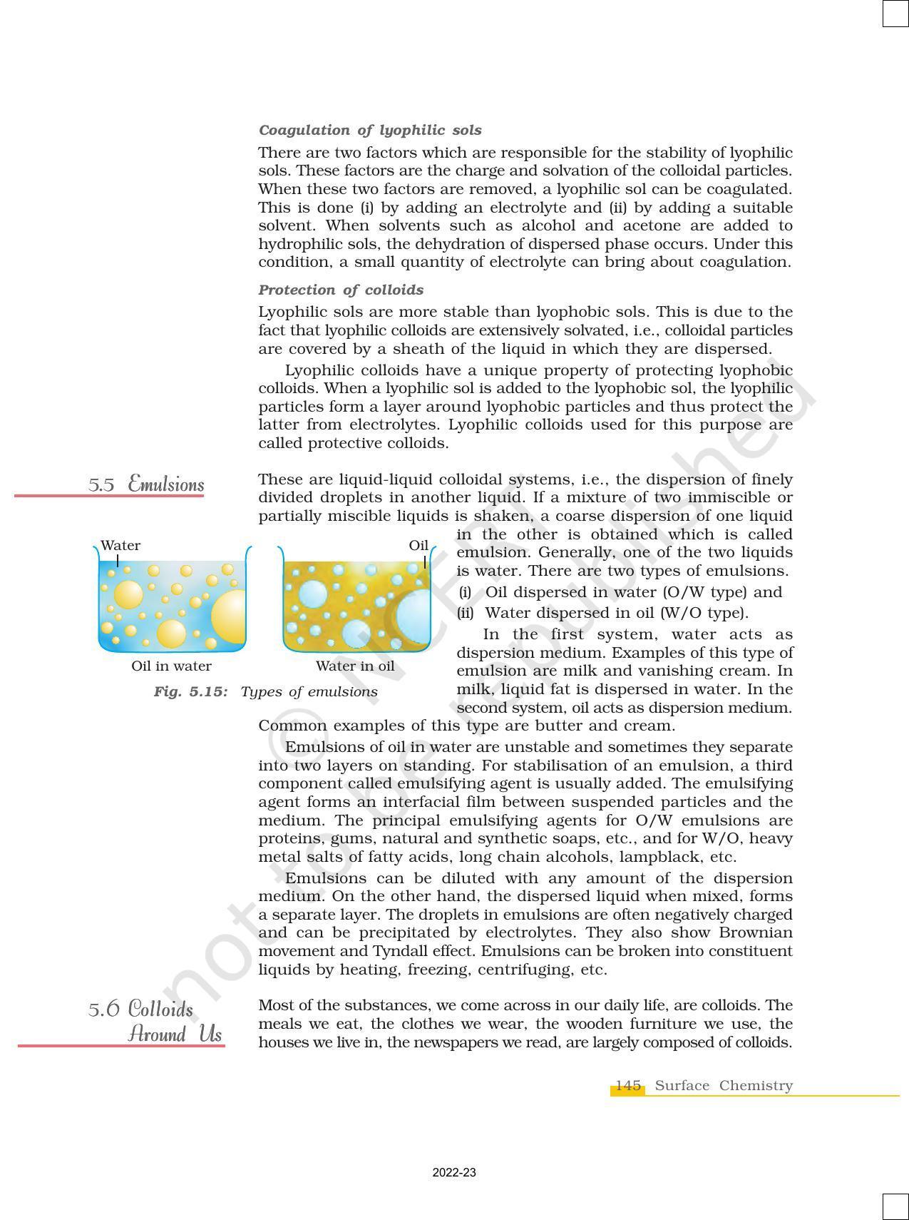 NCERT Book for Class 12 Chemistry Chapter 5 Surface chemistry - Page 23