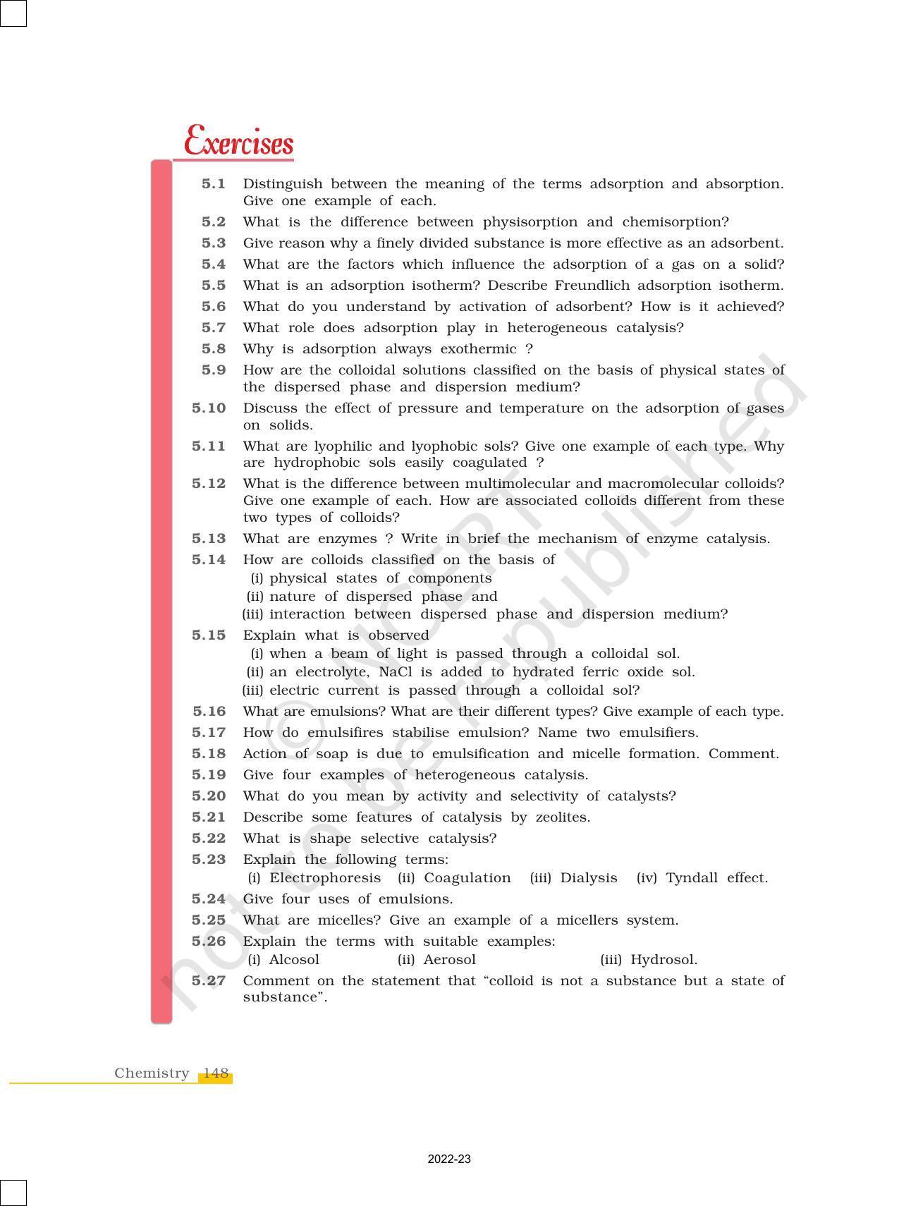 NCERT Book for Class 12 Chemistry Chapter 5 Surface chemistry - Page 26