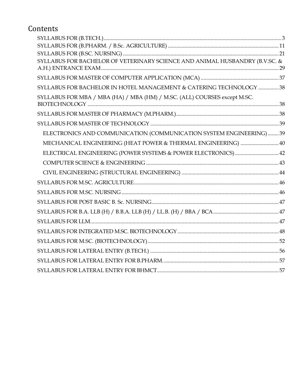 SAAT Syllabus - Page 2