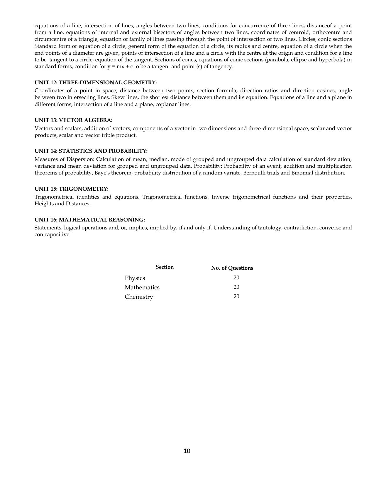 SAAT Syllabus - Page 10