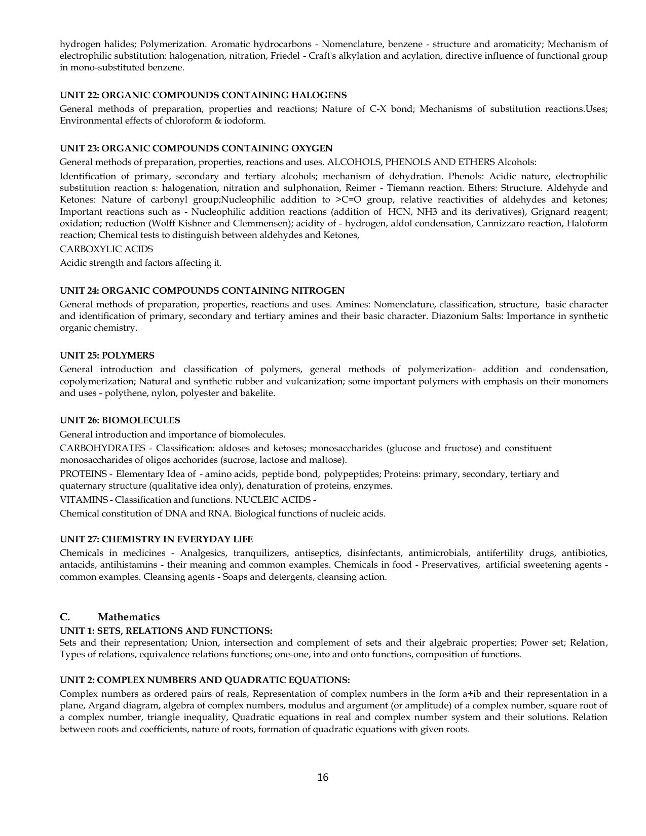 SAAT Syllabus - Page 16