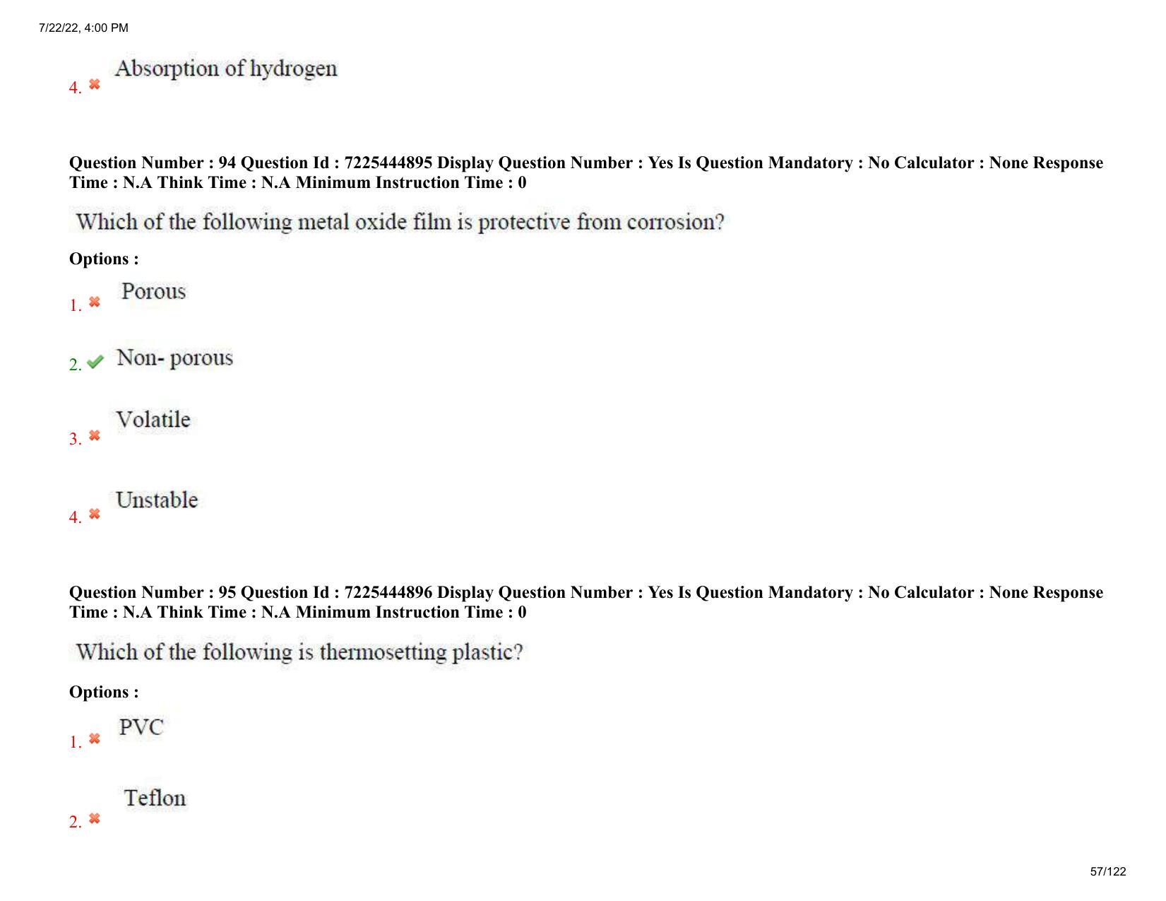 AP ECET 2022 - COMPUTER SCIENCE AND ENGINEERING Question Paper With Preliminary Keys - Page 57